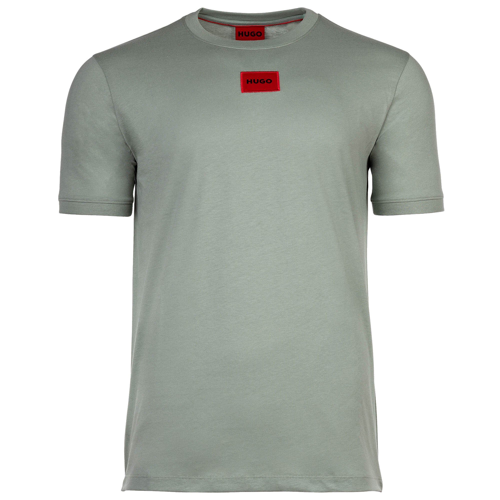 HUGO T-Shirt Herren T-Shirt - Diragolino212 Rundhals Grün (Pastel Green)