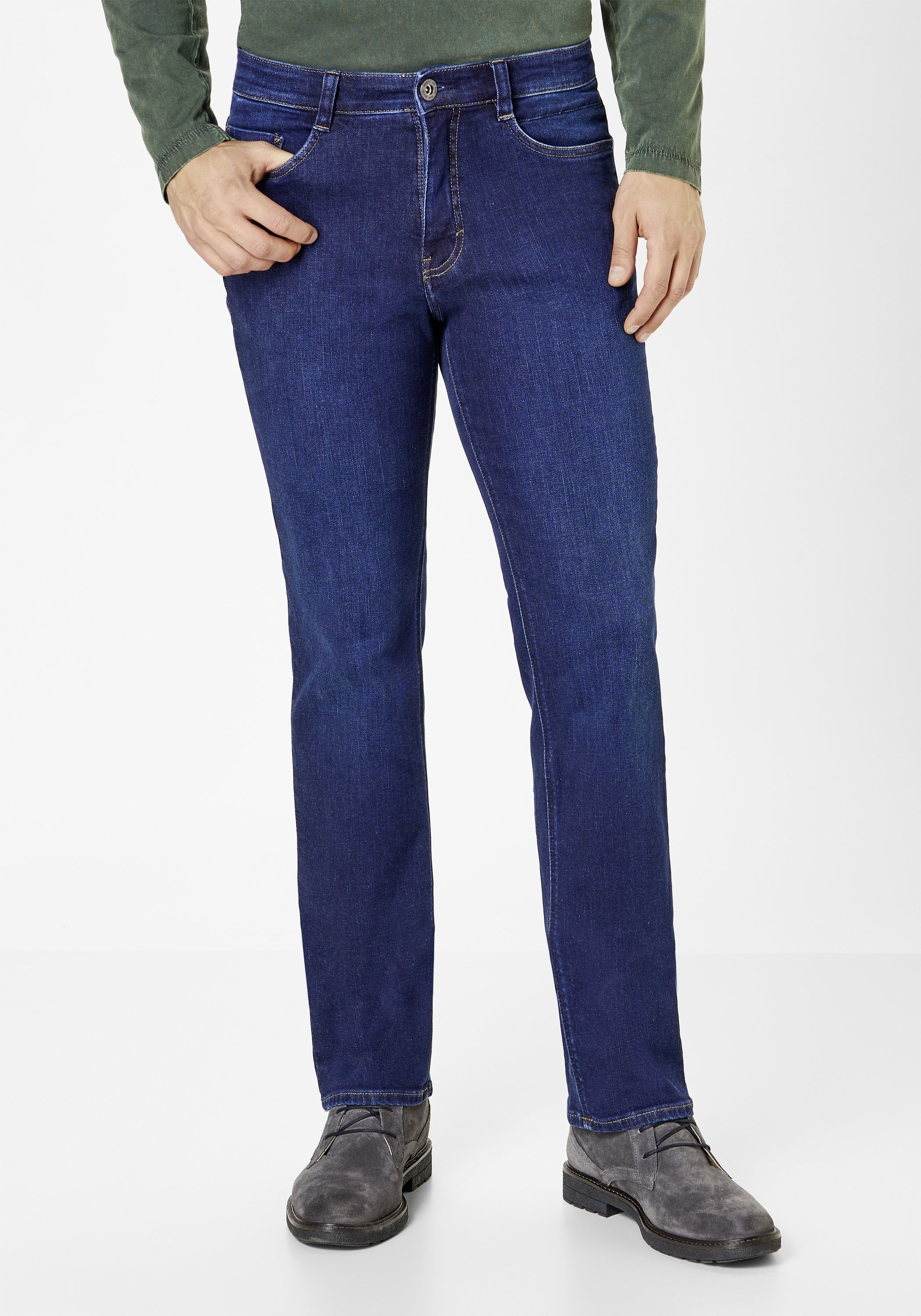 Paddock's Slim-fit-Jeans RANGER Slim-Fit Stretchjeans Motion & Comfort blue rinse + soft use