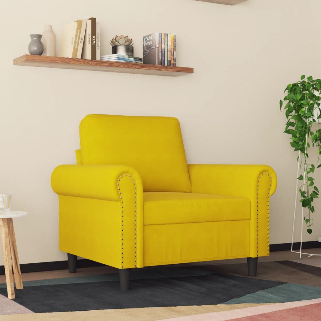 vidaXL Sofa Sessel Gelb 60 cm günstig online kaufen