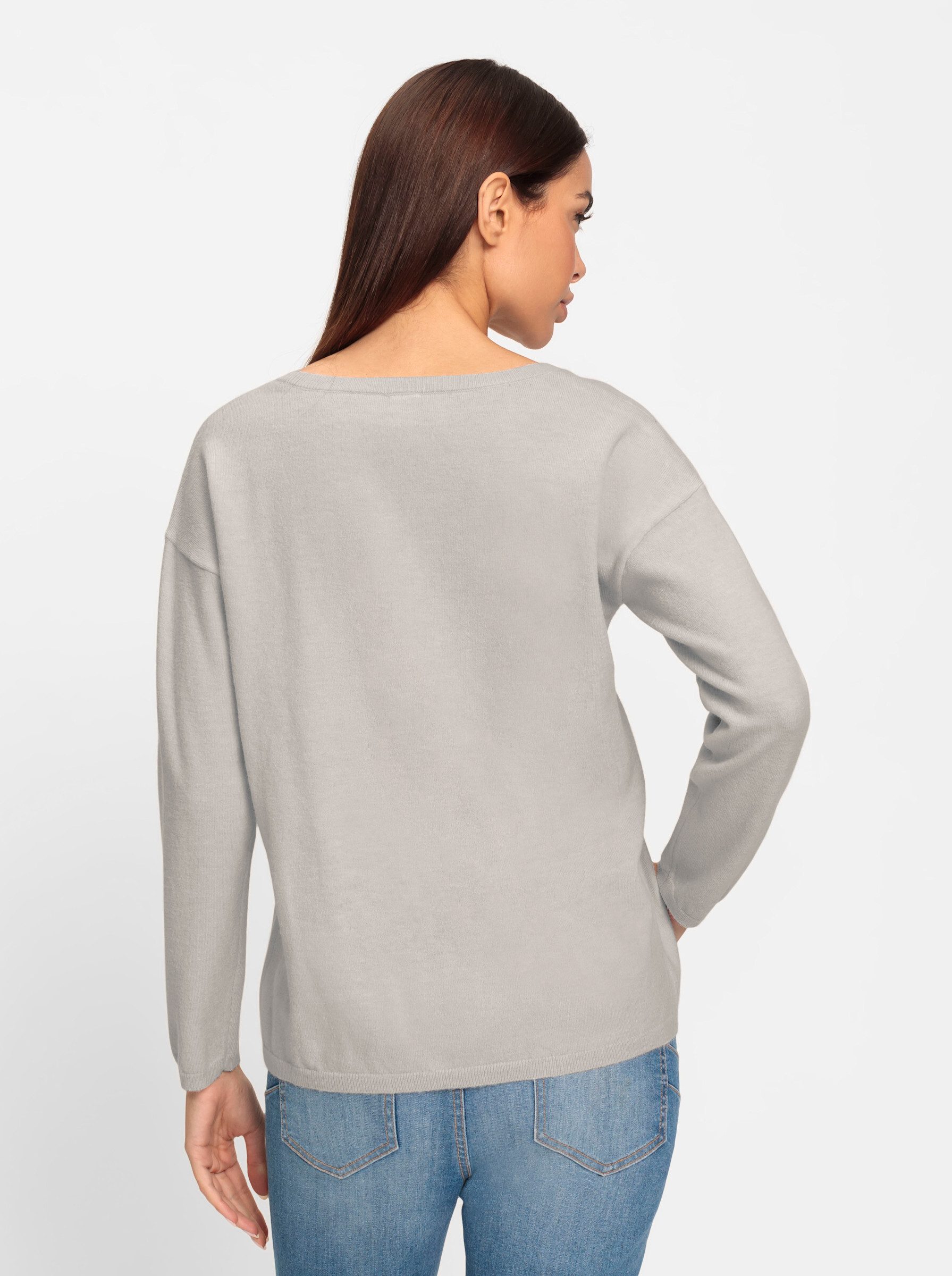 heine Strickpullover Pullover Langarm Feinstrick