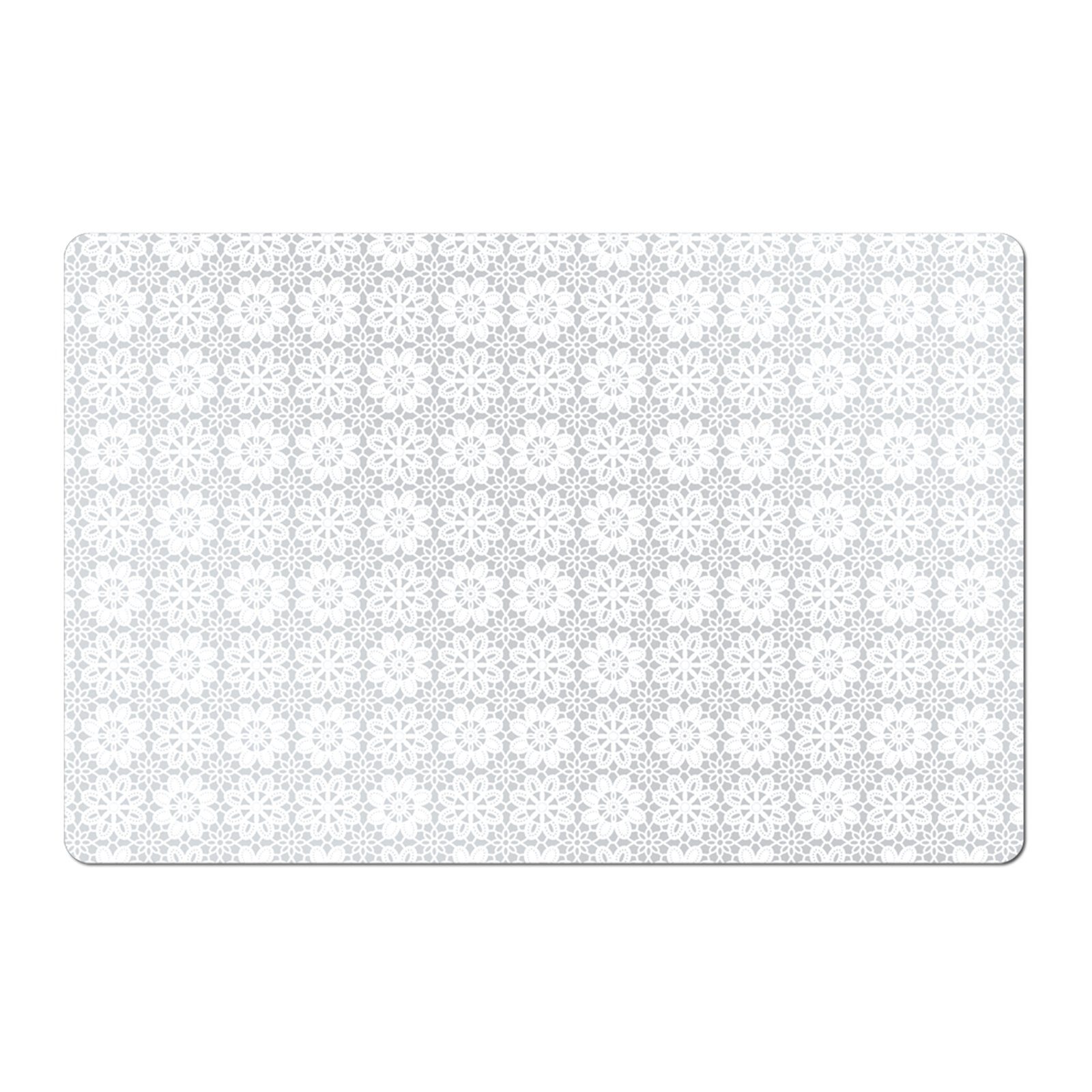 Zeller Present Platzset Platzmatte Flower Weiß, günstig online kaufen