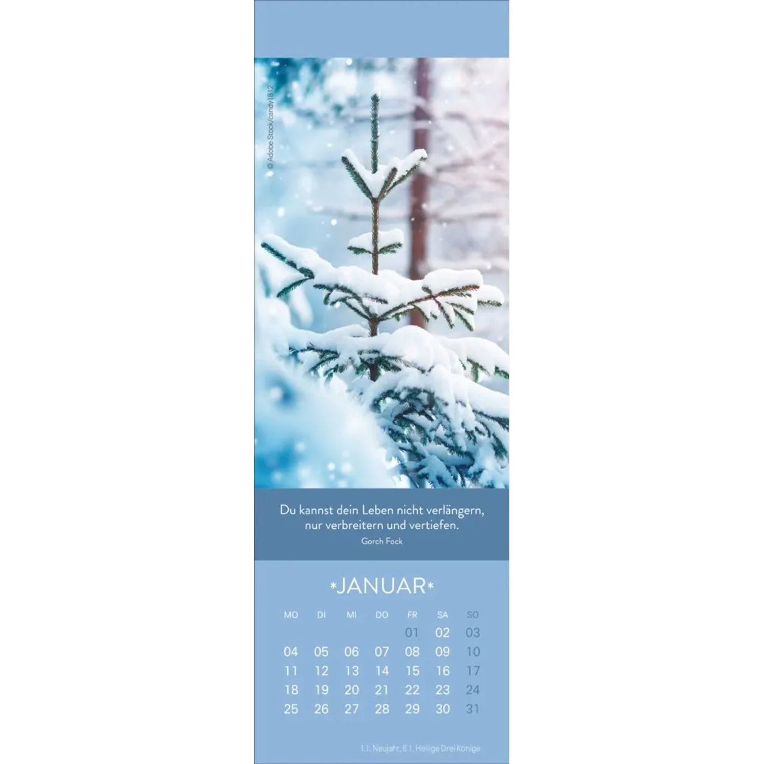 HEYE Wandkalender Gute Gedanken Lesezeichen & Kalender 2027