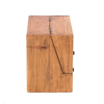 CREEDWOOD Aufbewahrungsbox BÜRO ORGANIZER "CASE", Mahagoni Holz, 48 cm, Tisch Organizer