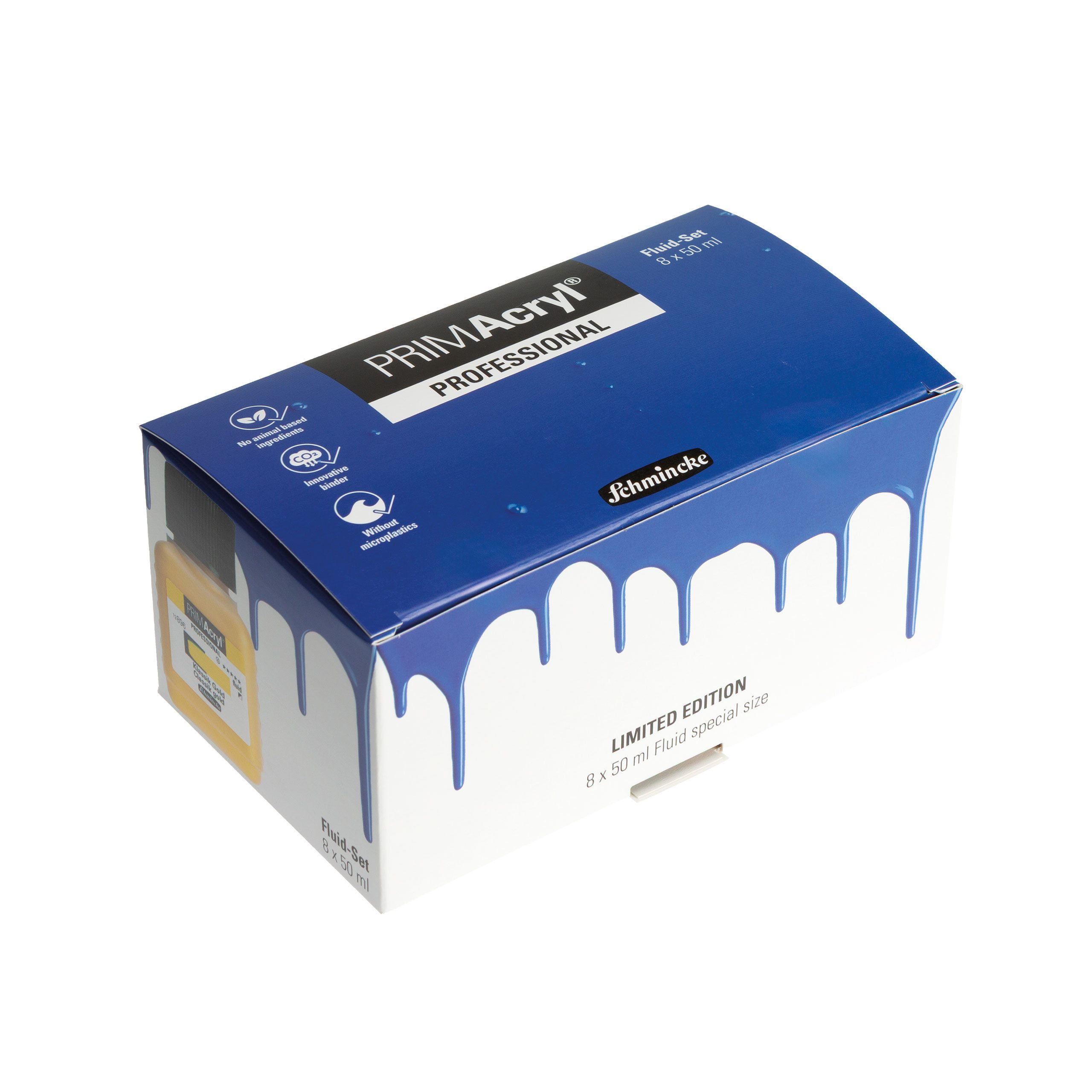 Schmincke Acrylfarbe Primacryl Kartonset - 8 x 50 ml Sondergröße - 73 768 097