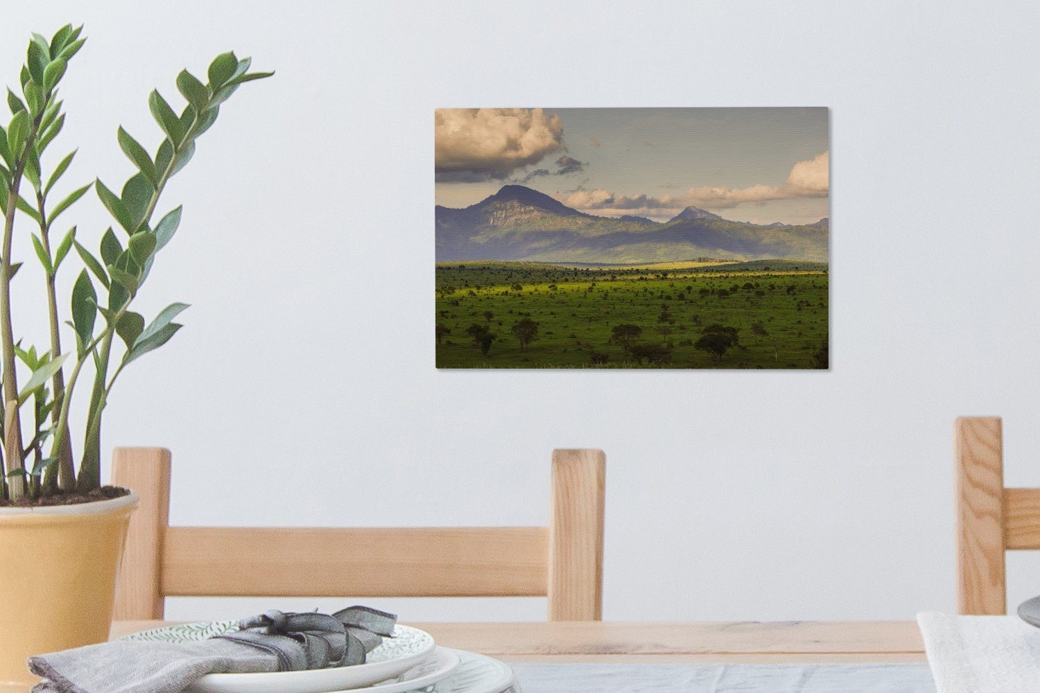 St), Der des Aufhängefertig, Afrika, Leinwandbilder, Leinwandbild Mount in 30x20 in Masai Mara-Nationalpark OneMillionCanvasses® Nähe Wanddeko, Wandbild (1 Kenia der cm