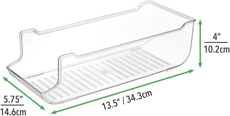 mDesign Aufbewahrungssystem mDesign Dosenhalter Aufbewahrungsbox Oranizer 2er Set Kunststoff Tra
