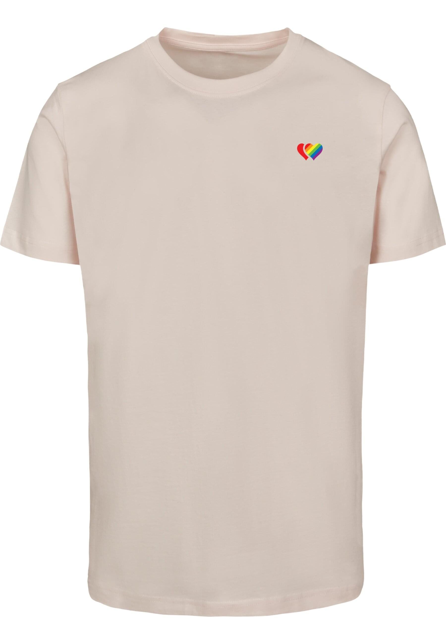 MisterTee T-Shirt MisterTee Double Hearts Pride günstig online kaufen