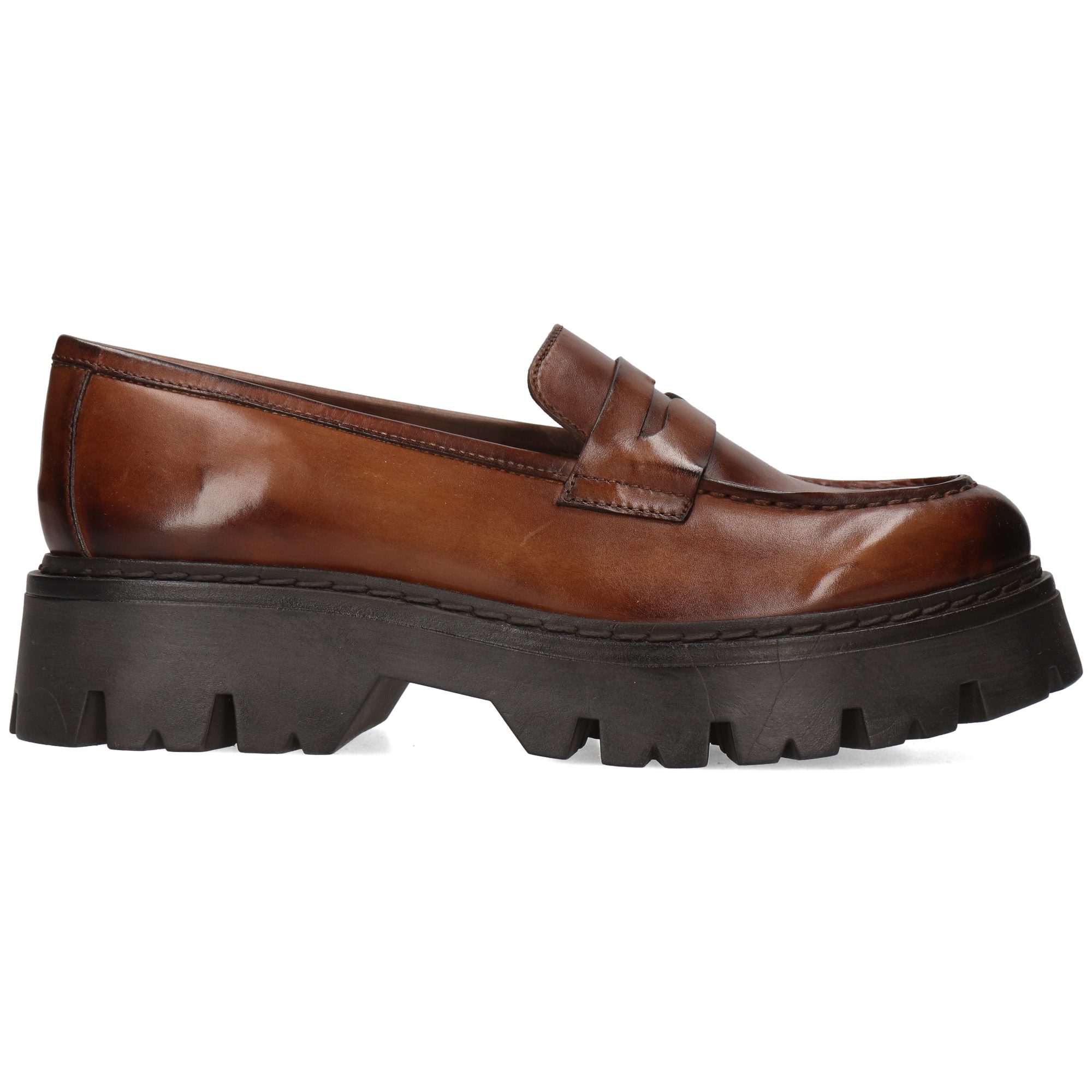 Melvin & Hamilton Thelia 7 Leder-Loafers für Damen Loafer Flache Absätze, Echtes Leder, Vegetabile Gerbung