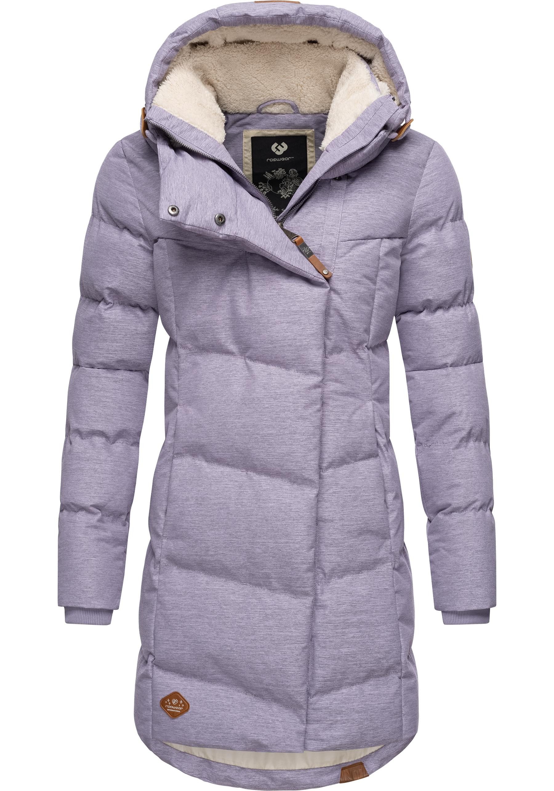 Ragwear Wintermantel Pavla stylischer Winterparka mit Teddyfutter und Kapuz günstig online kaufen