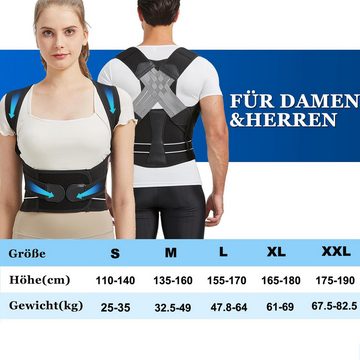 Coonoor Rückenbandage Back Posture Corrector Leichte atmungsaktive Bandage Rückenstütze (1-tlg), Geeignet für Männer und Frauen zur Linderung von Rückenschmerzen