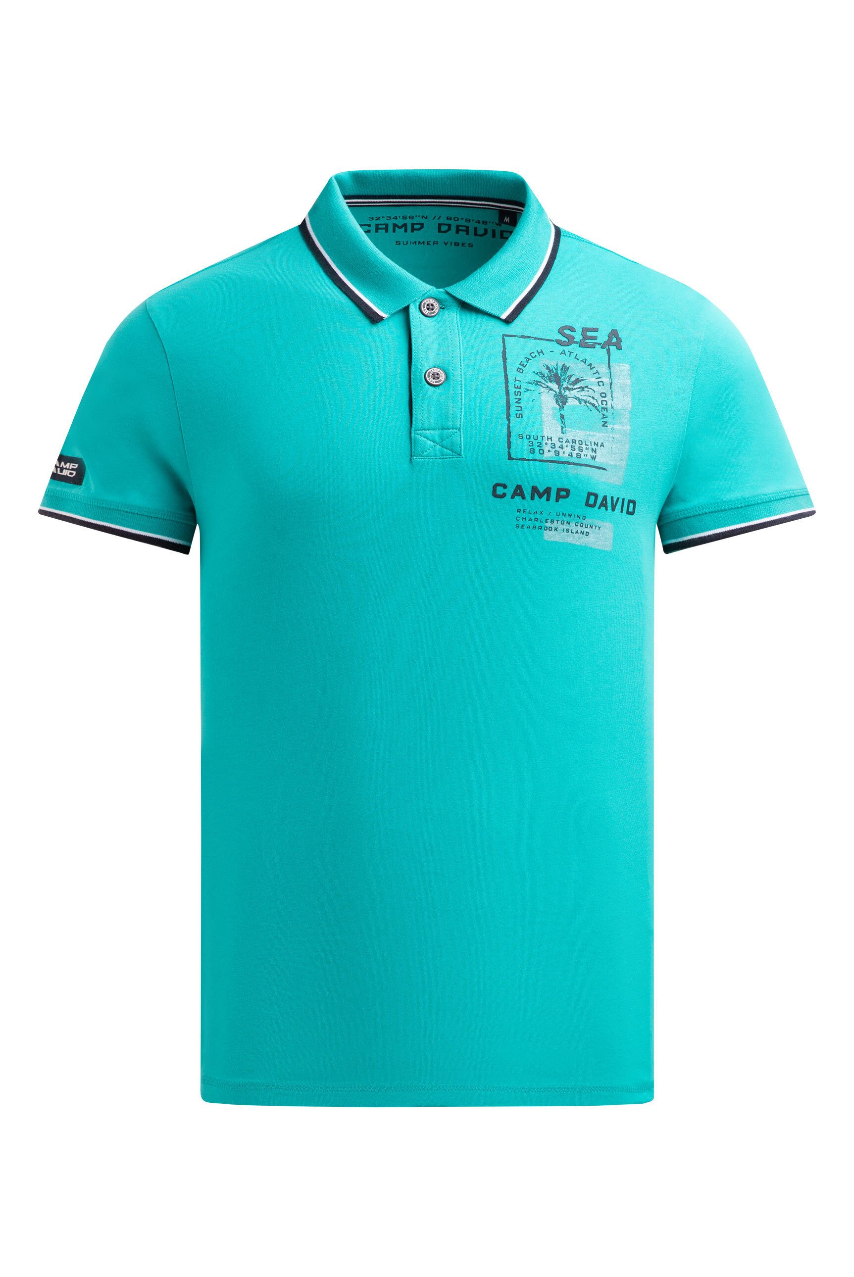 CAMP DAVID Poloshirt aus Baumwolle