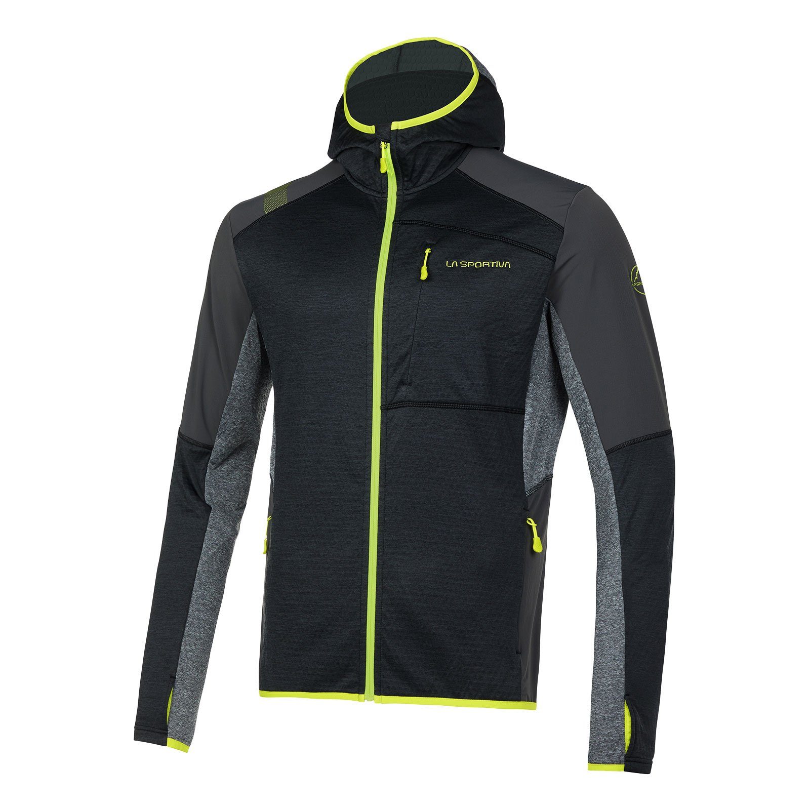 La Sportiva Fleecejacke Existence Hoody aus wärmendem Fleece in Wabenstruktur