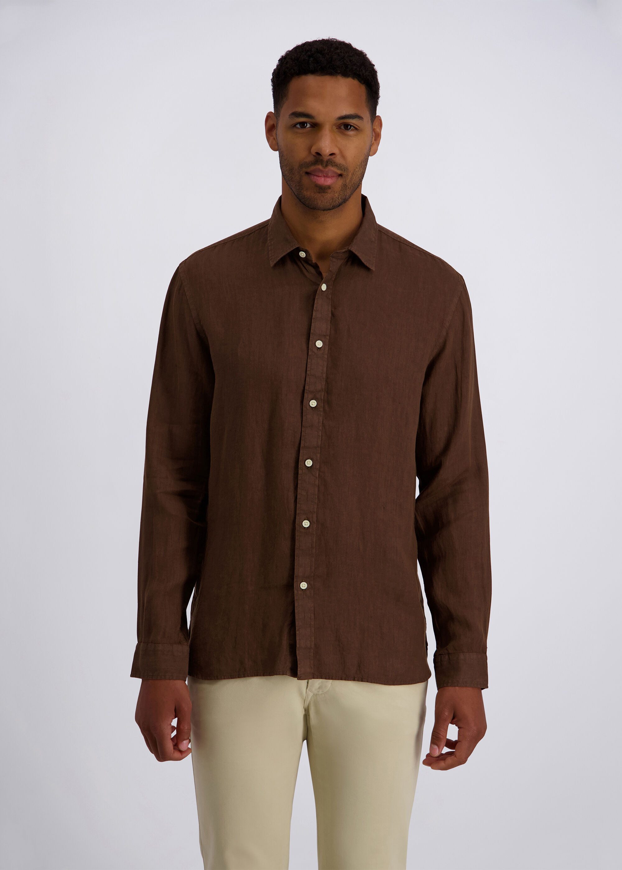 Pierre Cardin Leinenhemd im Comfort Fit