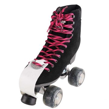 Luna Skates Rollschuhe Luna Skates Ersatz-Schnürsenkel 220cm Rose/Schwarz