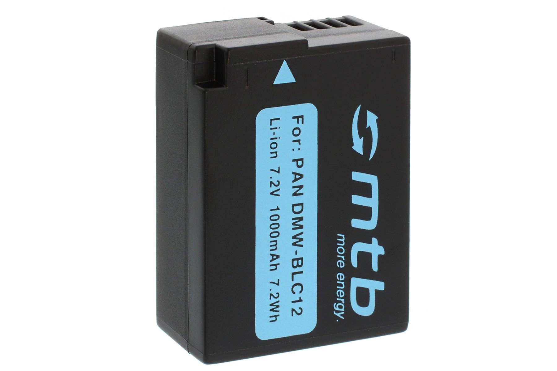 [BAT-262 mAh mtb passend FZ1000 Li-Ion] Lumix kompatibel für: Akku-Typ mit Kamera-Akku (7,2 FZ1000, more Panasonic - 1000 II, DMW-BLC12 Panasonic energy V), DMC-FZ200, FZ2000… FZ300,