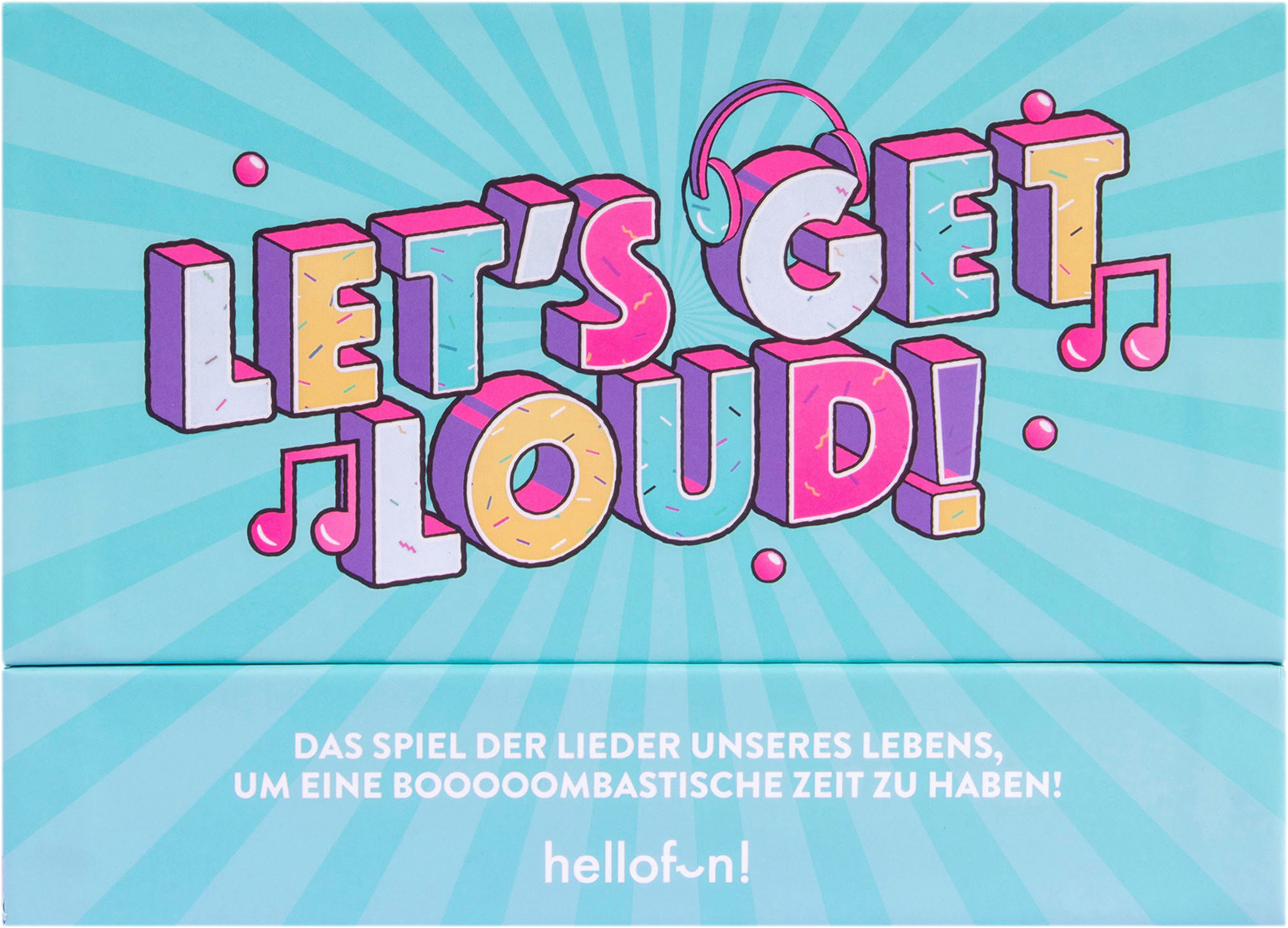 hellofun! Spiel Let's Get Loud!, Partyspiel