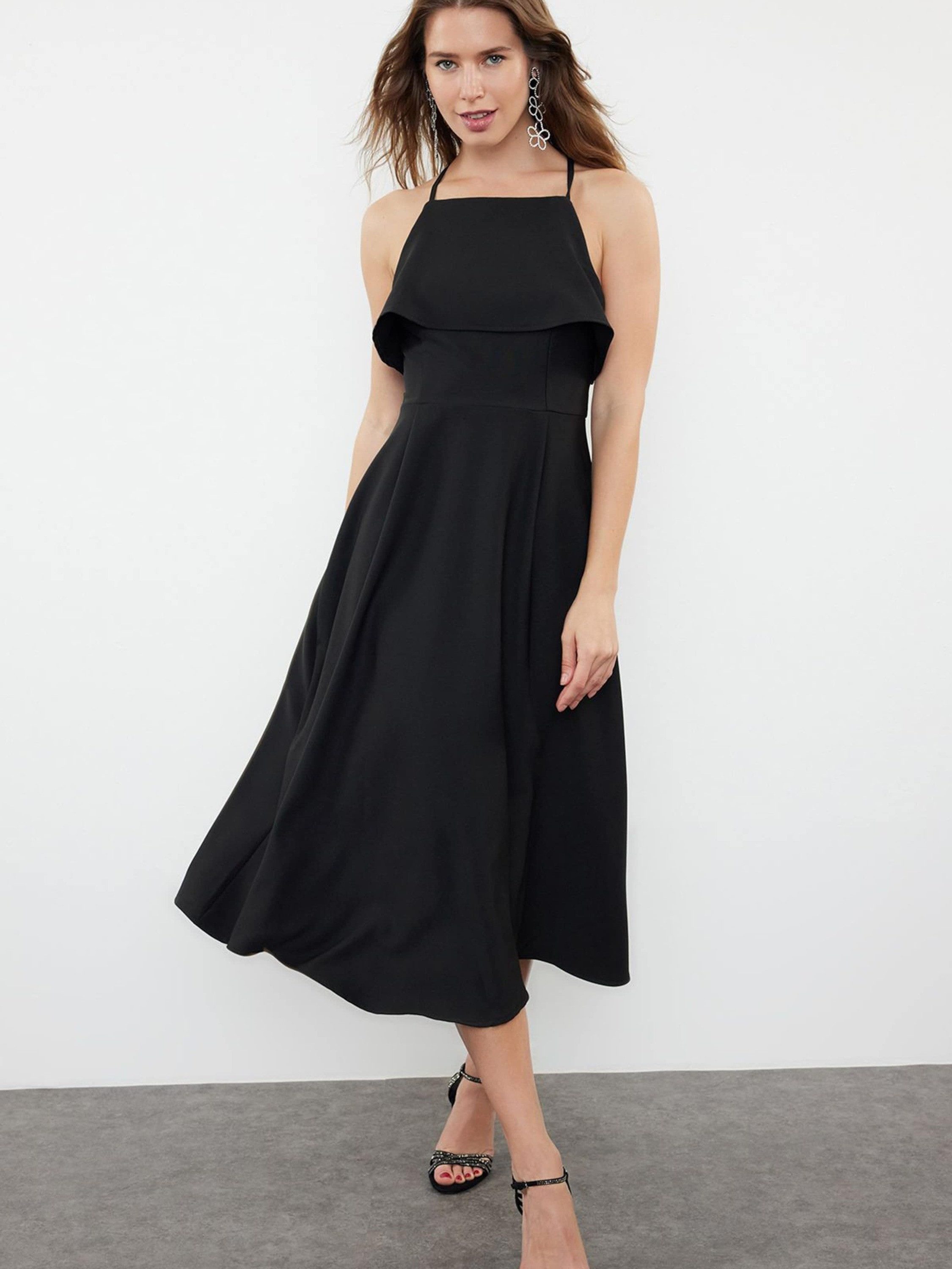 Trendyol Cocktailkleid (1-tlg) Drapiert/gerafft