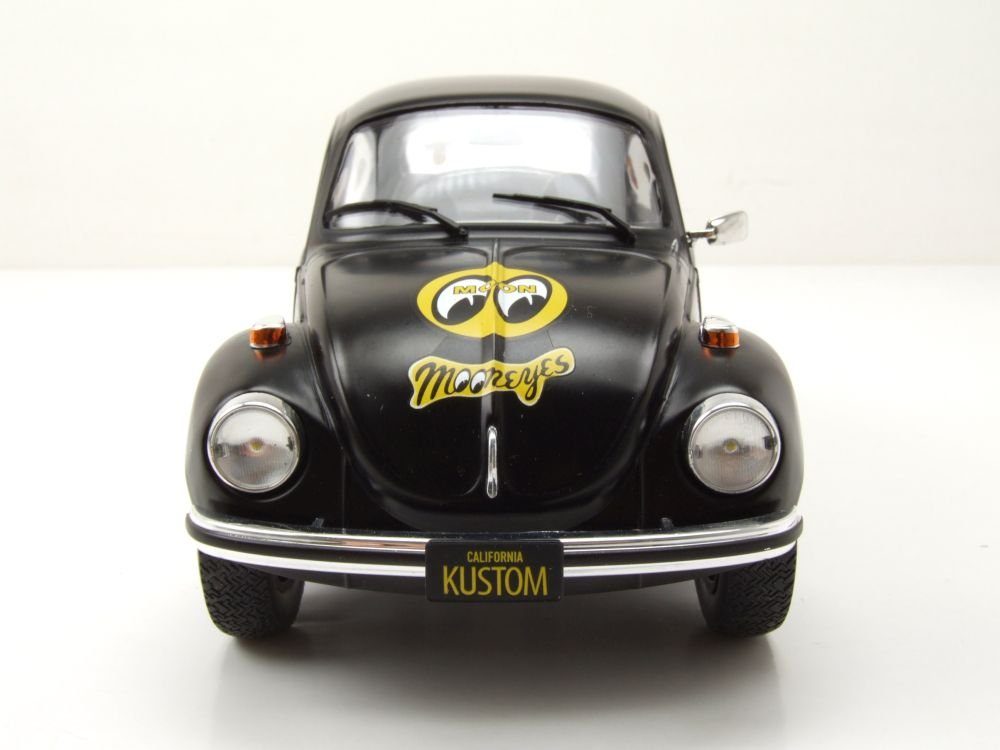 Solido Modellauto VW Käfer 1303 1974 schwarz gelb GO! with Moon, Maßstab 1:18
