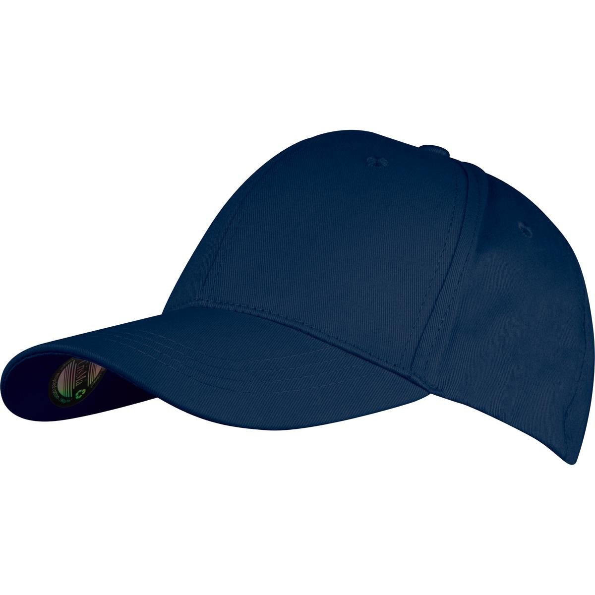 Livepac Office Baseball Cap CrisMa 6 Panel Baseballcap aus recycelter Baumwolle / Farbe: dunkelbla