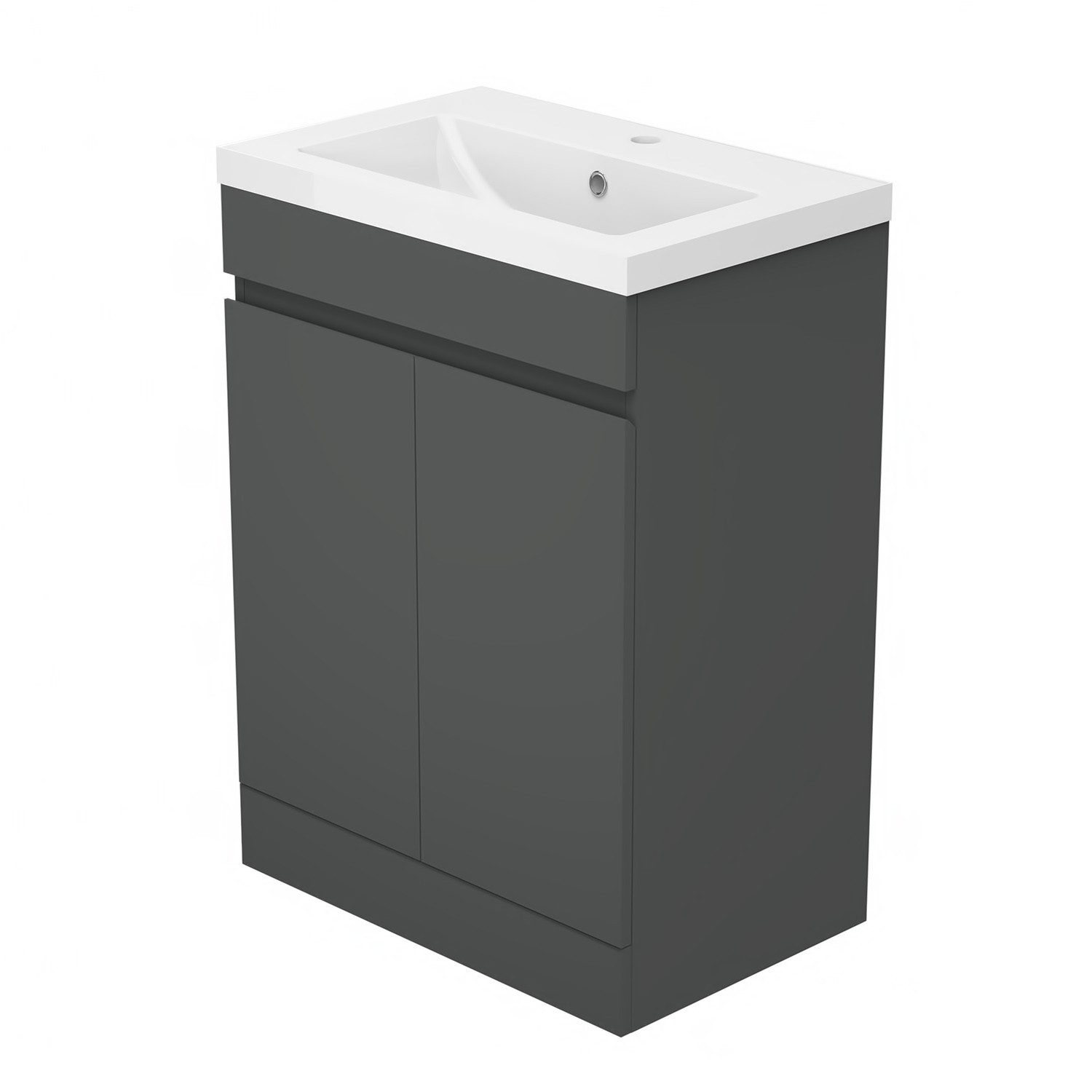 duschspa Waschtisch Badmöbel 50 cm Waschbecken mit Unterschrank, Standschrank