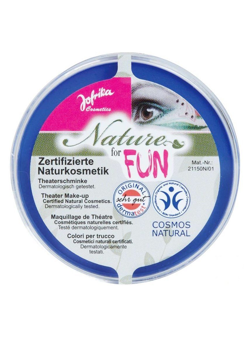 Theaterschminke Naturkosmetik Schminke blau
