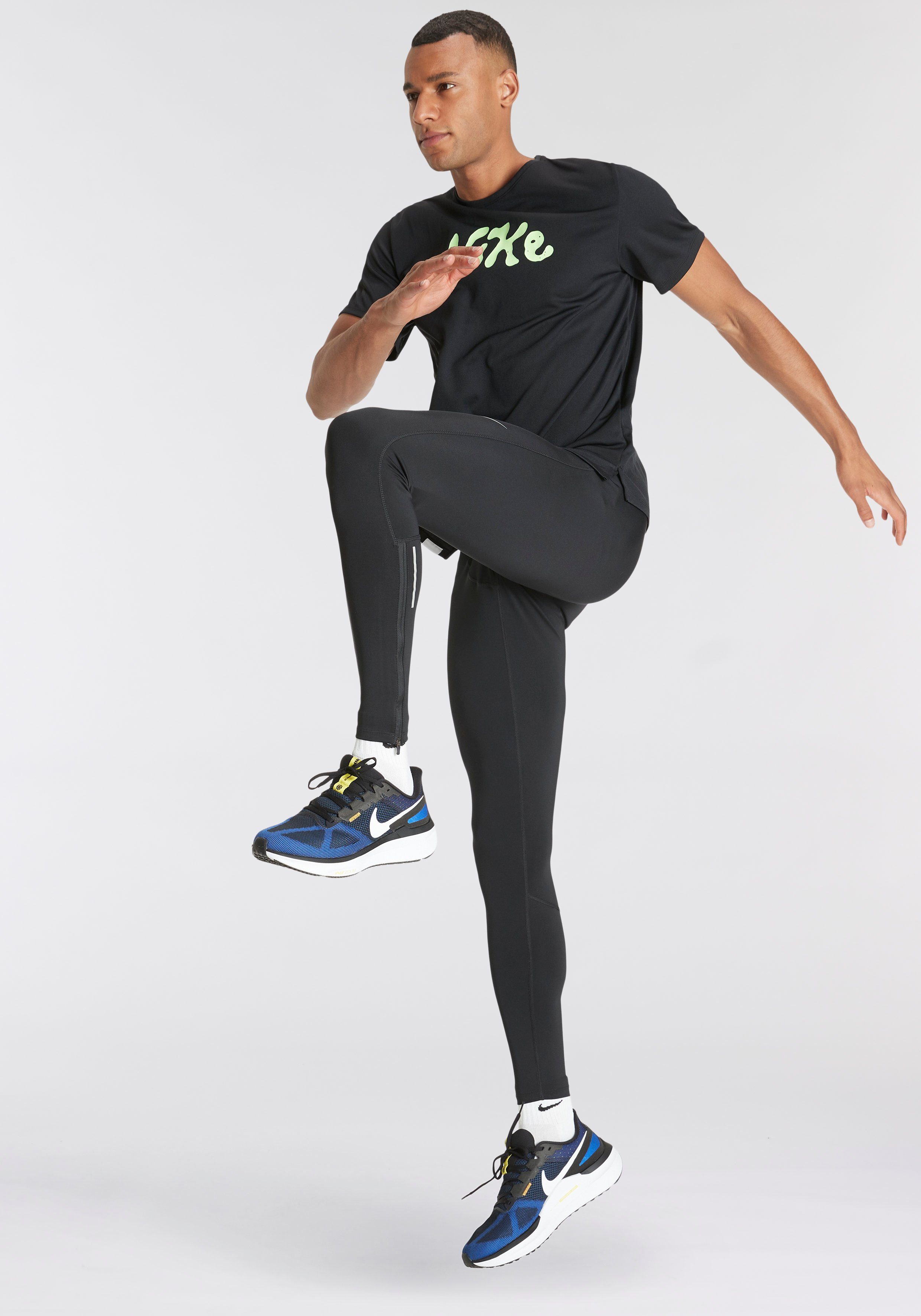 SHORT-SLEEVE ' DRI-FIT STUDIO UV Laufshirt MILER RUNNING MEN'S TOP Nike