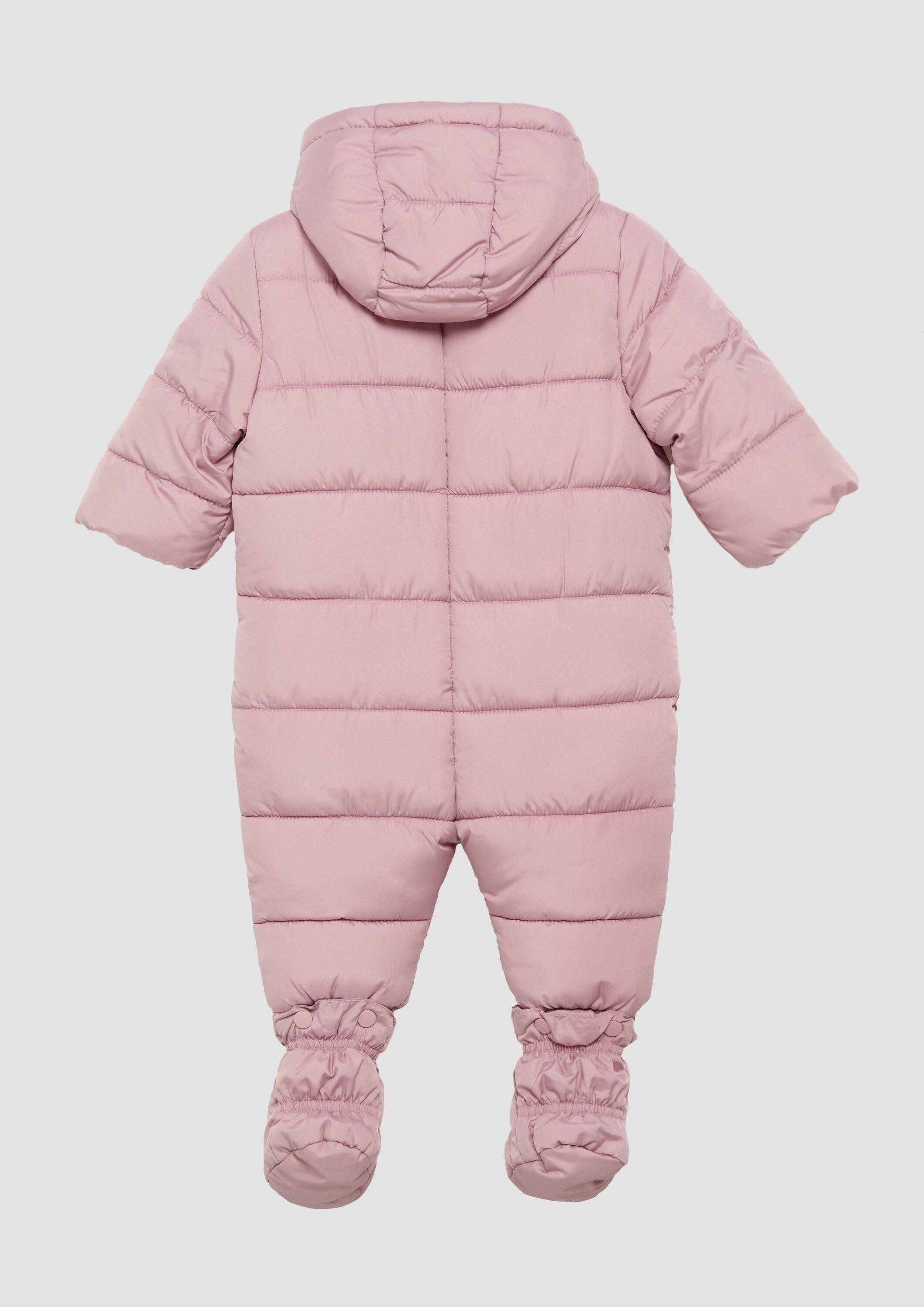 s.Oliver Jumpsuit Overall Schneeanzug mit abnehmbaren Füsschen und samtigem Fleecefutter