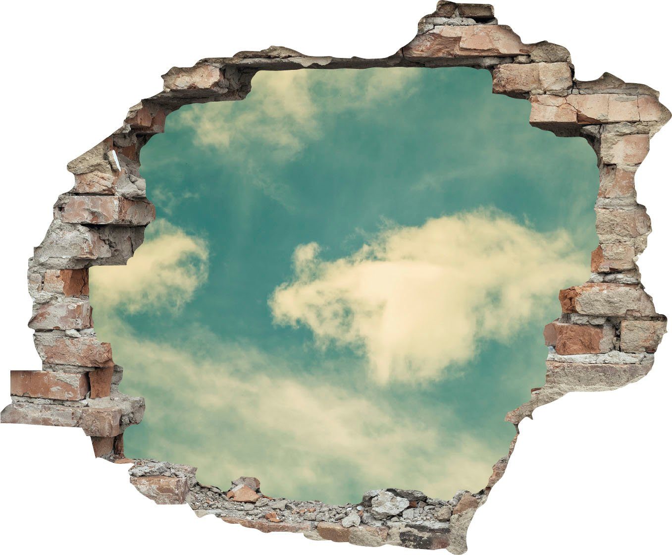 queence Wandtattoo Wolken (1 St), Wandsticker, Wandbild, selbstklebend, 3D, günstig online kaufen