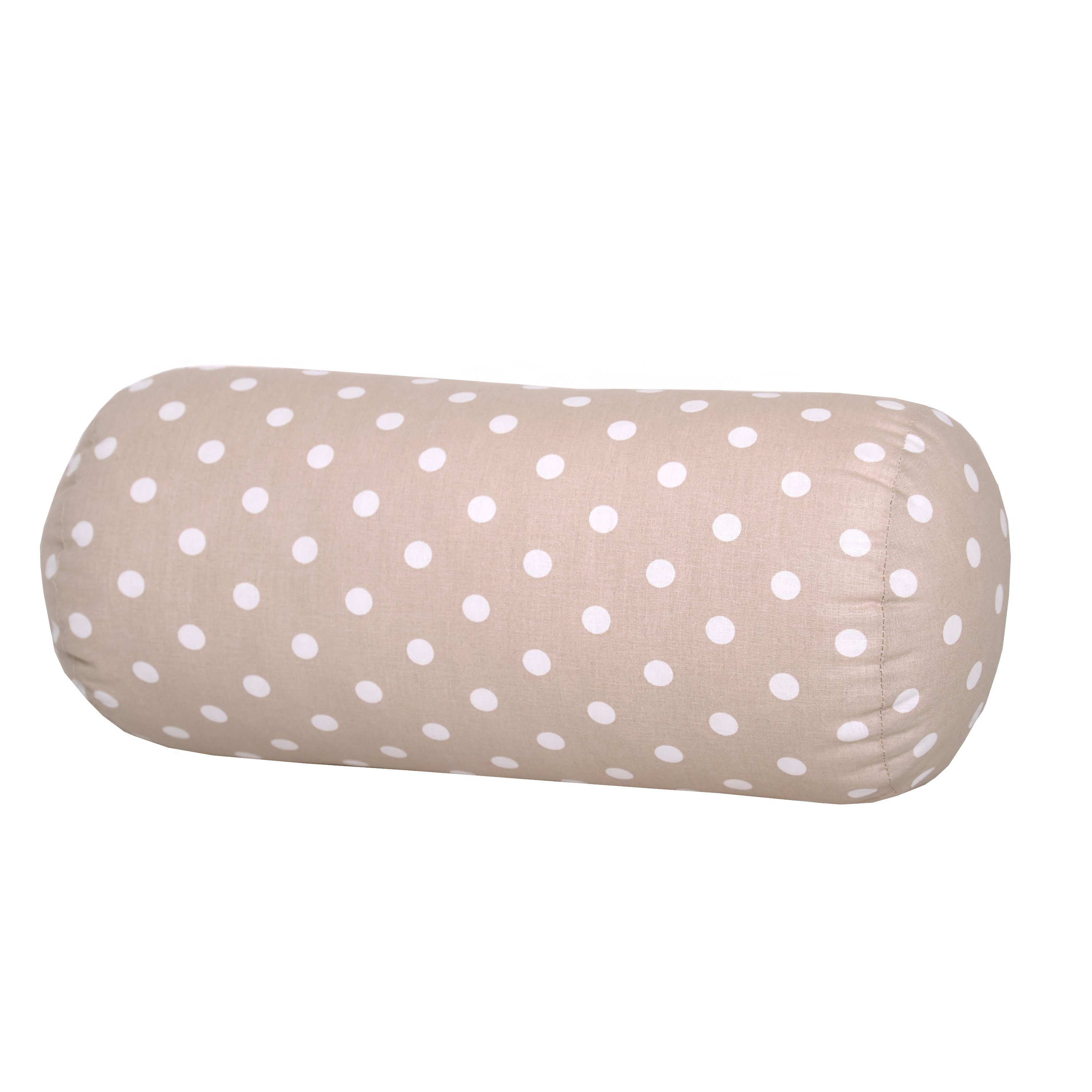 Dr. Berger Living Nackenkissen Original Dr. Berger Nackenrolle Tupfen Beige 40 x 16 cm