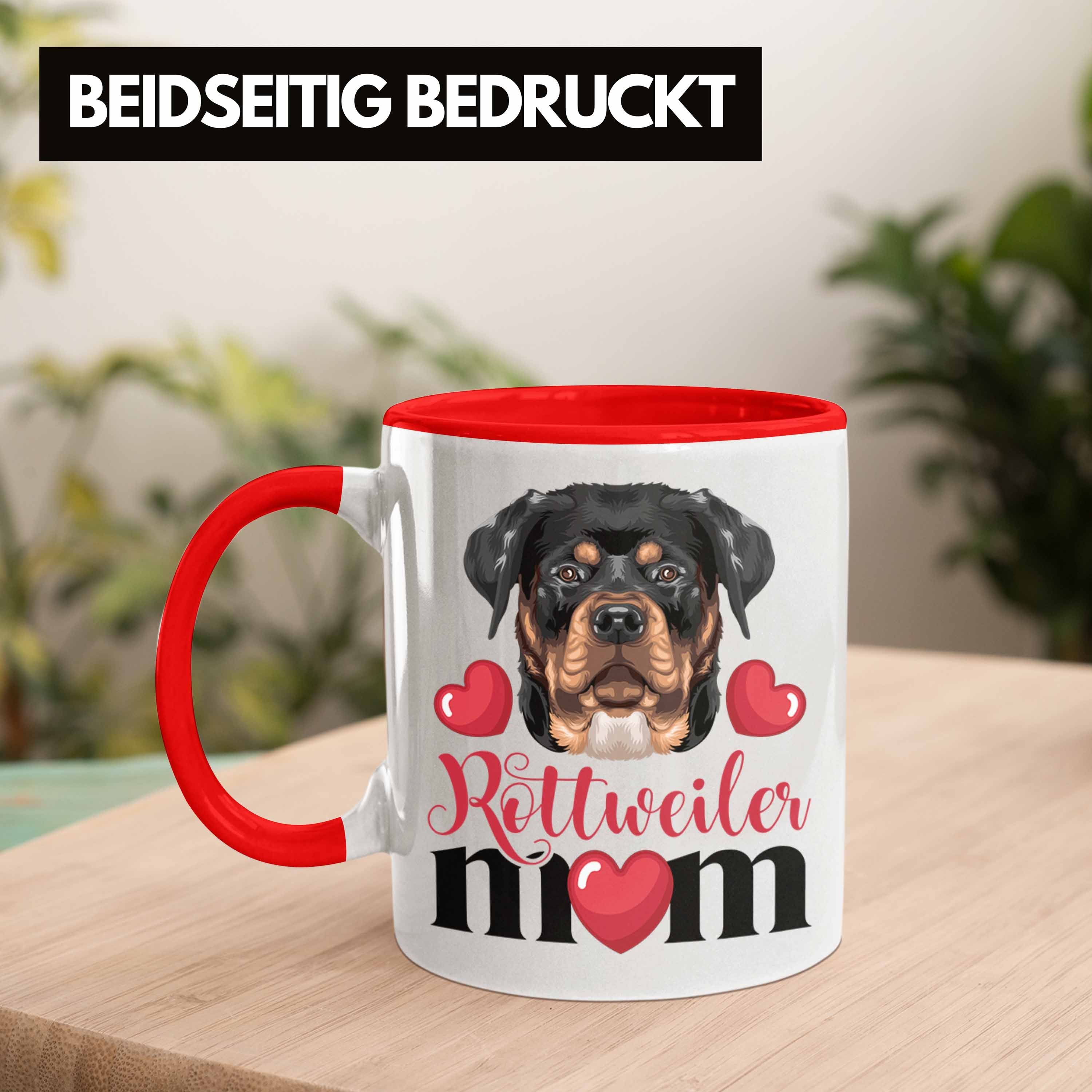 Tasse Mama Geschenkid Rottweiler Trendation Spruch Tasse Besitzer Lustiger Mom Geschenk