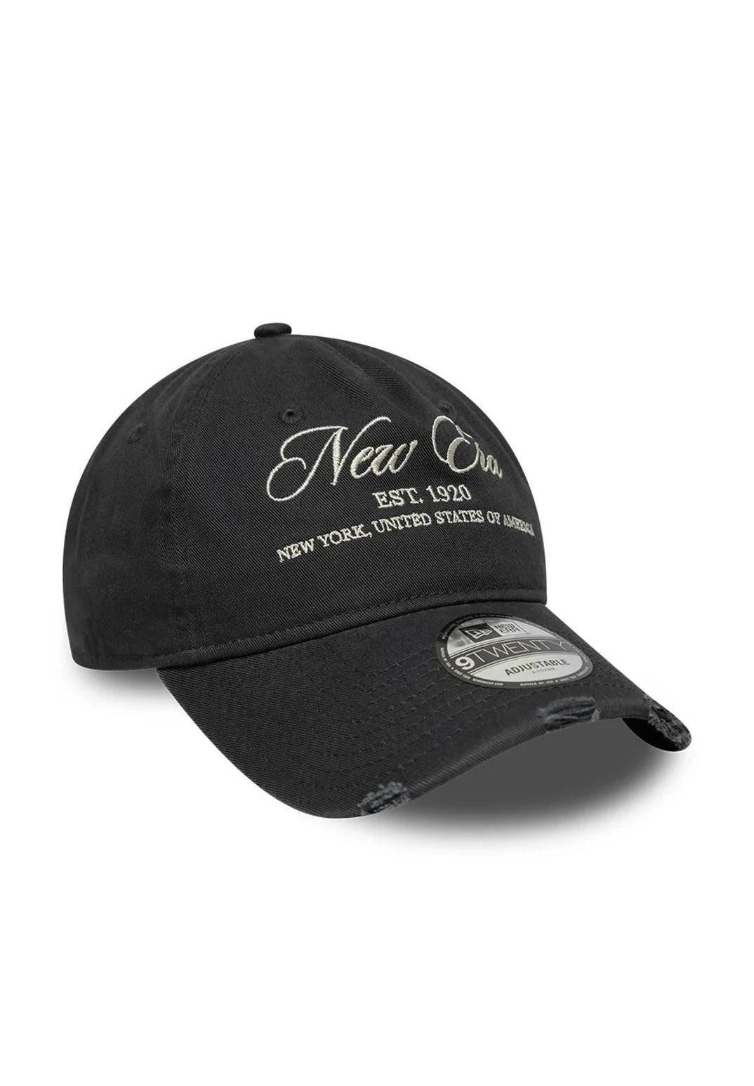 New Era Baseball Cap New Era Washed Distressed 9Twenty A-Frame Cap Dunkelgrau (1-St)