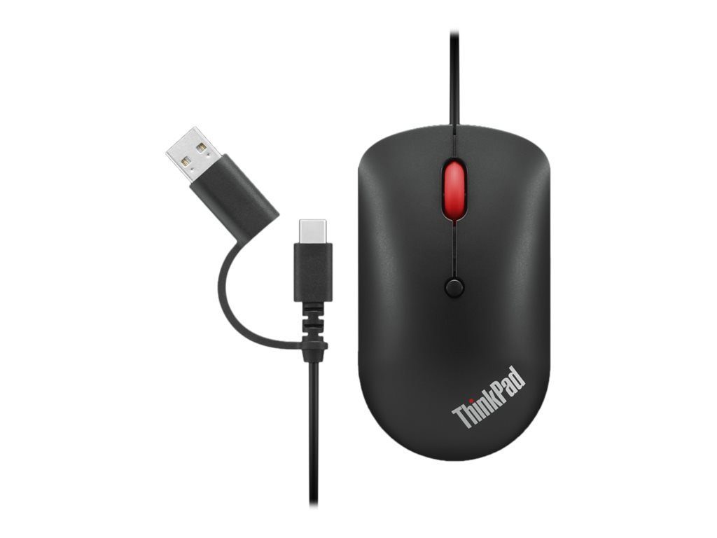Lenovo LENOVO Maus - ThinkPad USB-C Wired Compact Mouse Maus