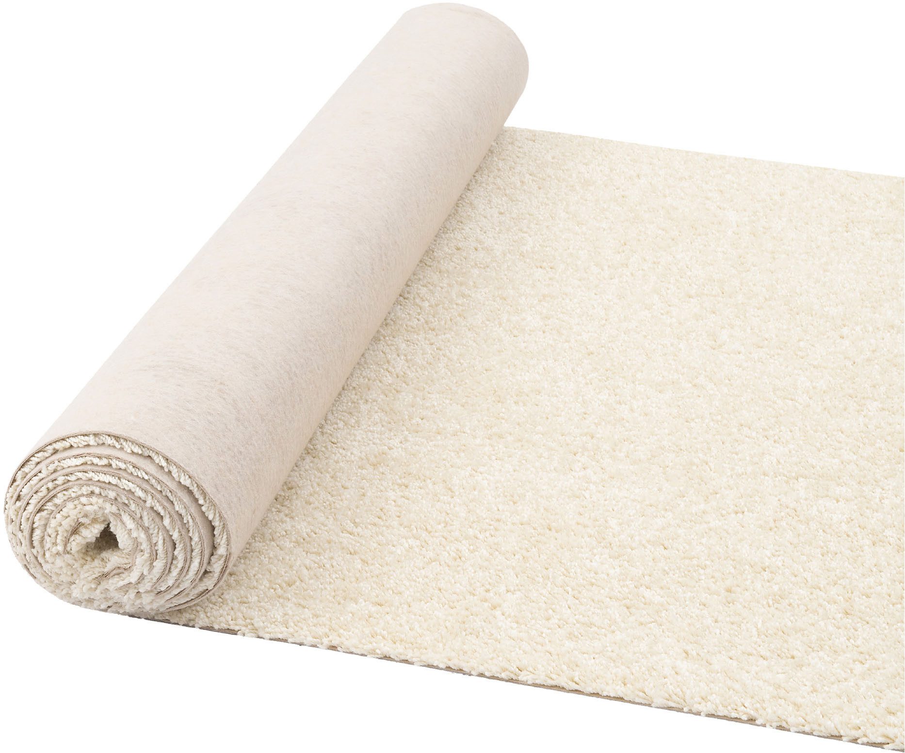OTTO home Teppichboden, rechteckig, Uni Farben, Breite 400 cm, weich, strapazierfähig, Wohnzimmer