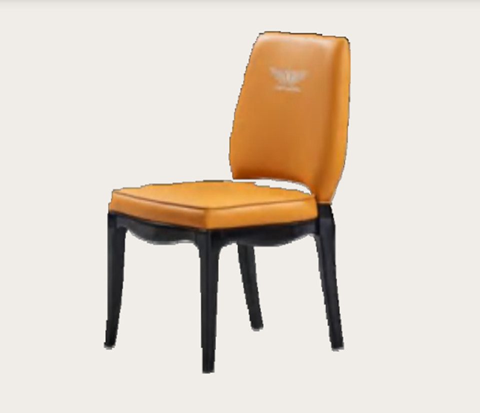 JVmoebel Esszimmerstuhl Luxuriöser Designer-Lehnstuhl mit hochwertigem Lederpolster, Made in Europa