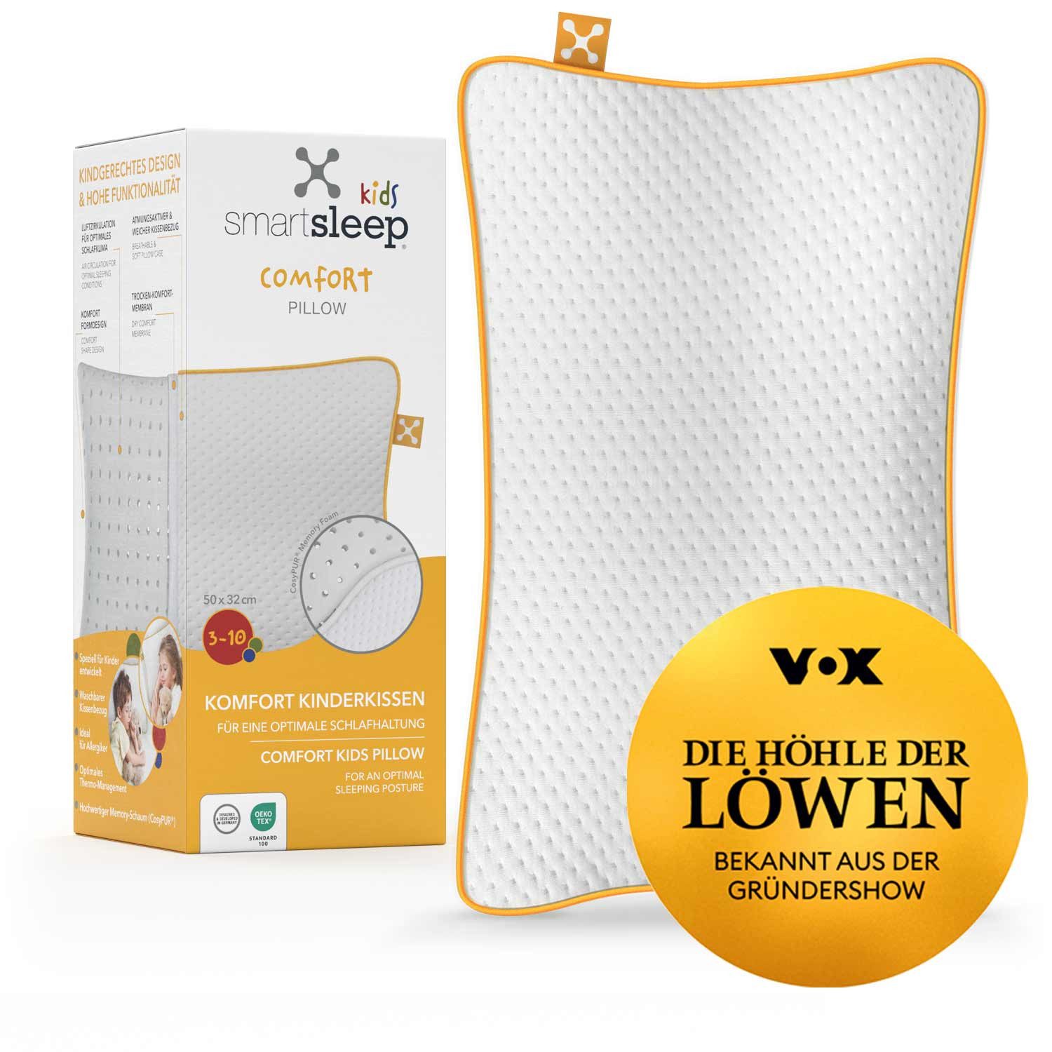 Kopfkissen Kinderkissen, Nackenstützkissen, Ergonomisches Kids Comfort Pillow