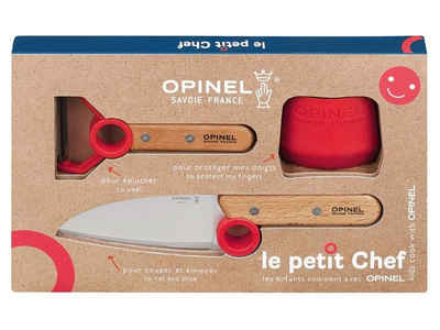 Opinel Messer-Set »Le petit Chef Küchenmesser-Set Kochmesser Fingersc« (3-tlg)