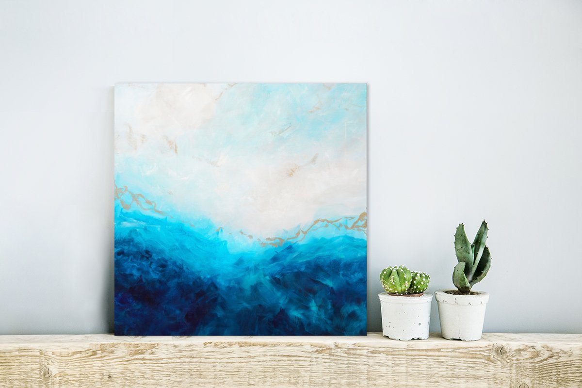 MuchoWow Metallbild Farbe - Meer - günstig online kaufen