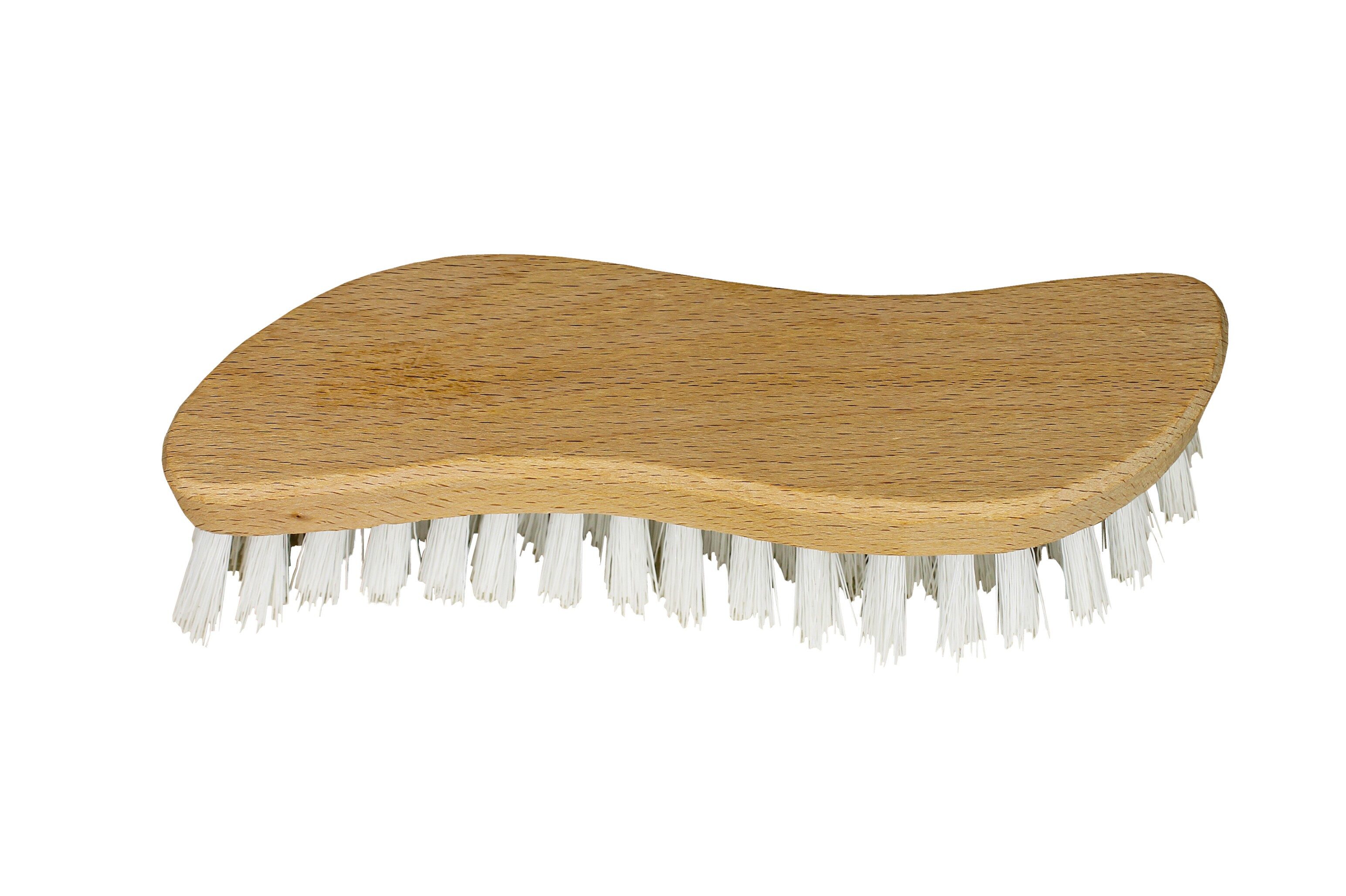 SOREX Reinigungsbürste Scheuerbürste Wurzelbürste Holz "S-Form", (1-tlg)