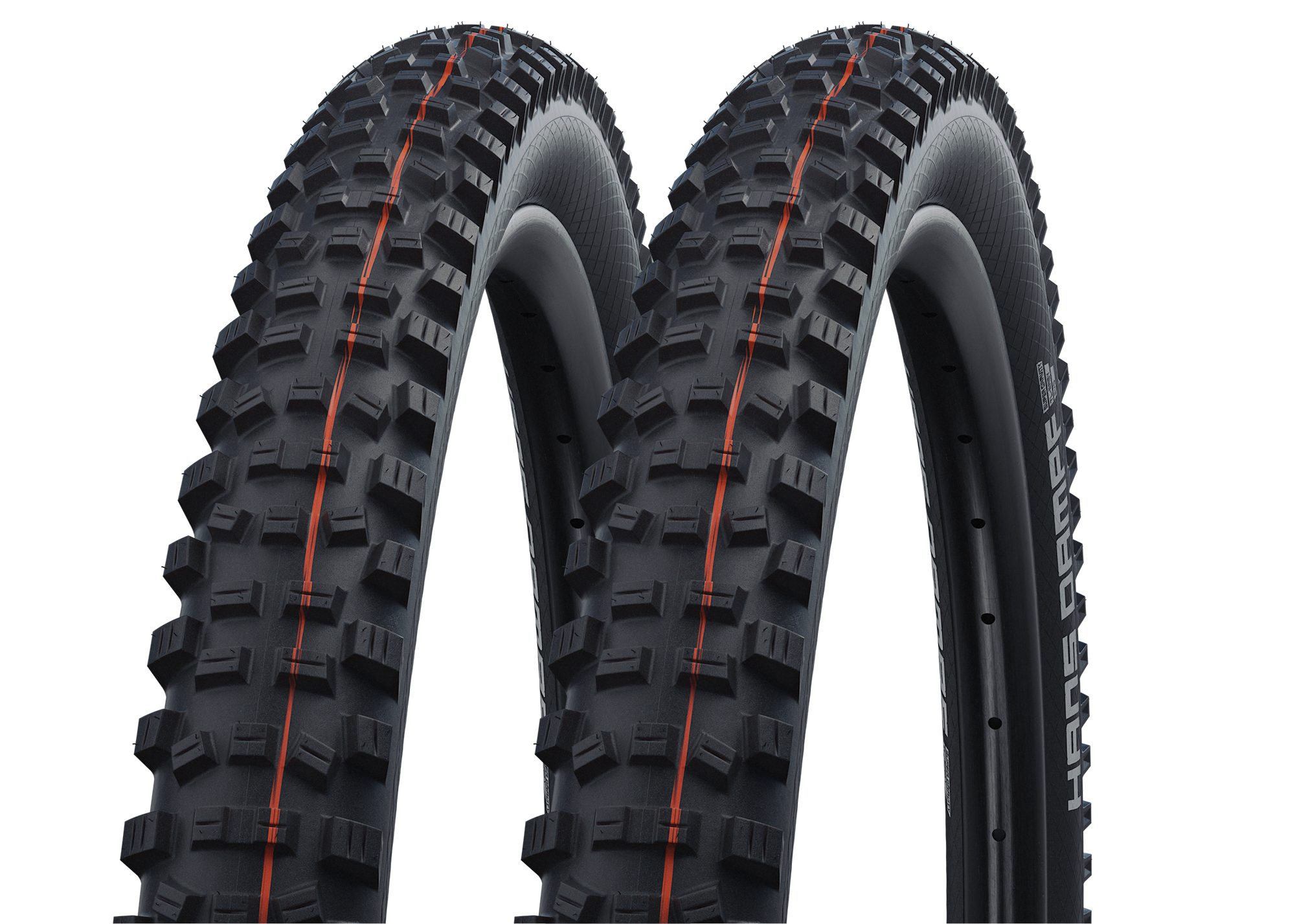 Schwalbe Fahrradreifen 2x Schwalbe Hans Dampf 60-622 SuperTrail Faltreifen 29x2.35, (2-tlg), Faltreifen