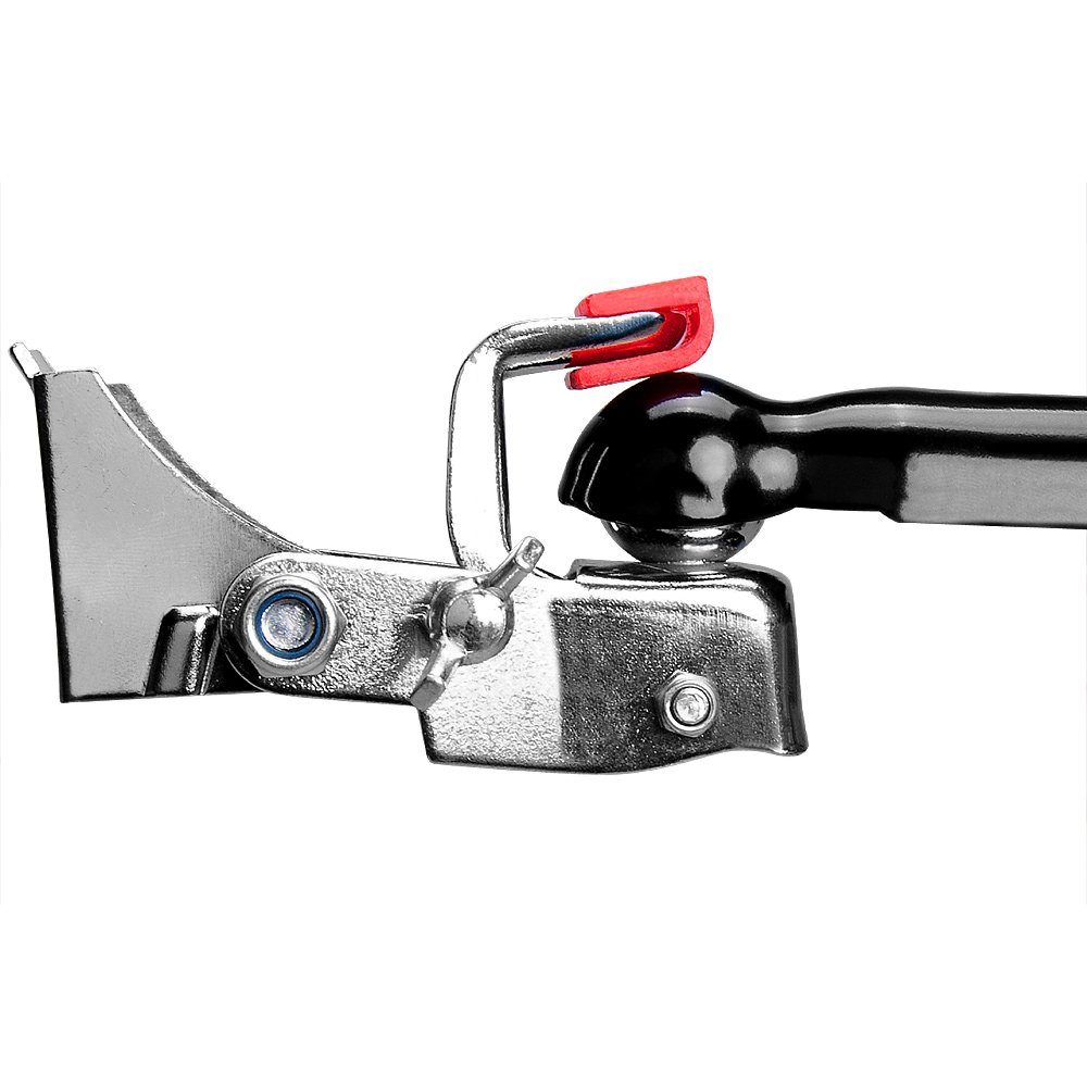 monzana bicycle cargo trailer, bicycle trailer with 90L plastic tub including coupling