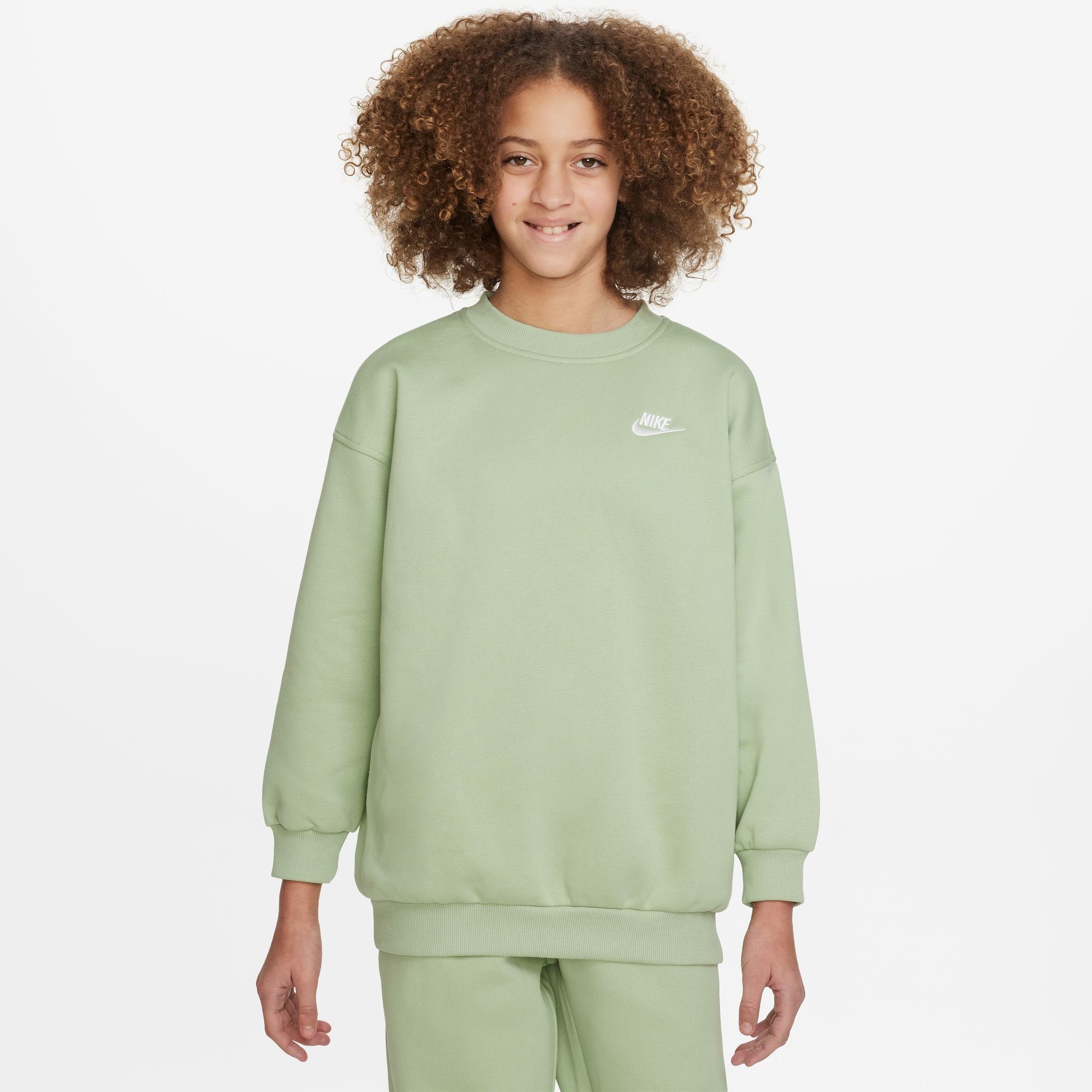 Nike Sportswear Sweatshirt CLUB FLEECE BIG KIDS (GIRLS) OVERSI