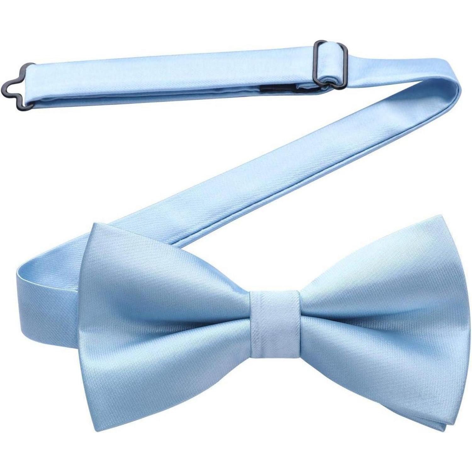 LuxusKollektion Fliege Fliege Herren Schleife Paisley Hochzeit Anzug Smoking Hellblau