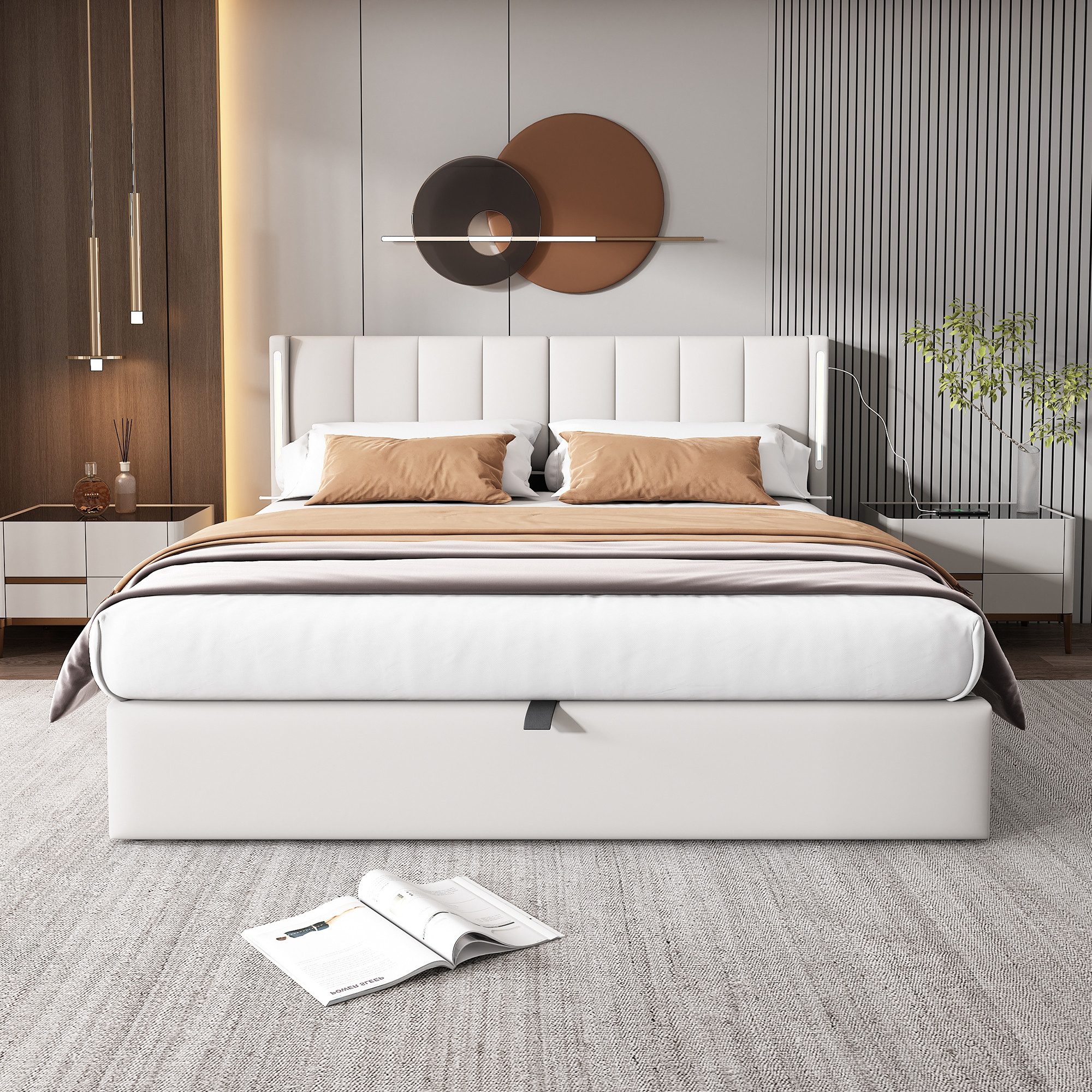 STILVORA Polsterbett 180x200 jugendbett mit stauraum,Bettgestell günstig online kaufen
