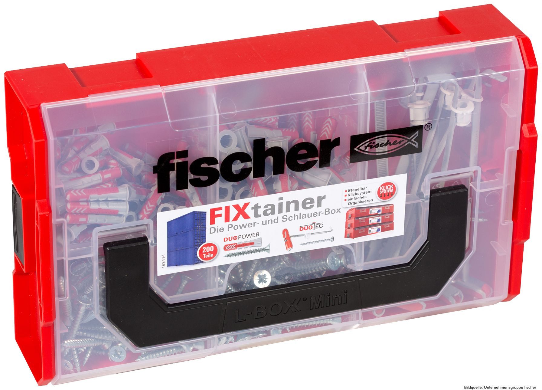 Dübel-Set FixTainer - DuoPower/DuoTec + Schraube