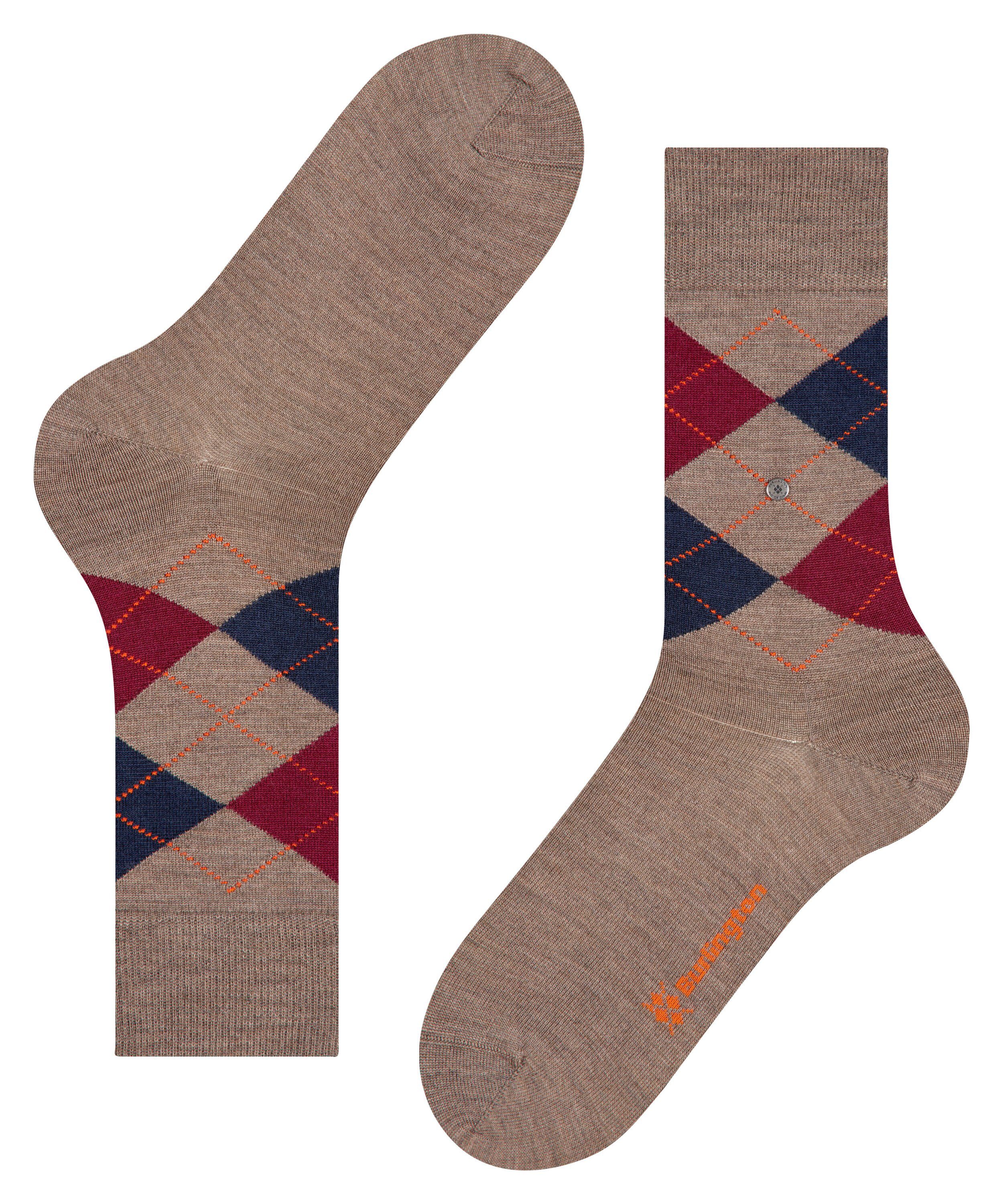 Socken Burlington (5817) (1-Paar) PEBBLE Edinburgh