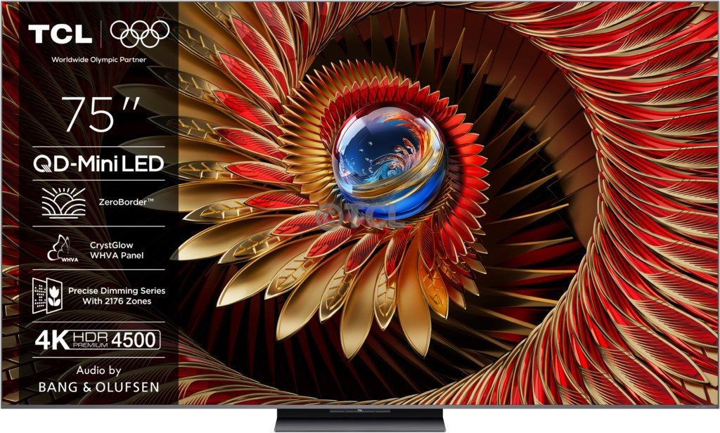 TCL 75C89K Mini-LED-Fernseher (75.0 Zoll, 3840 × 2160, Smart TV, ZeroBorder™, Precise Dimming)