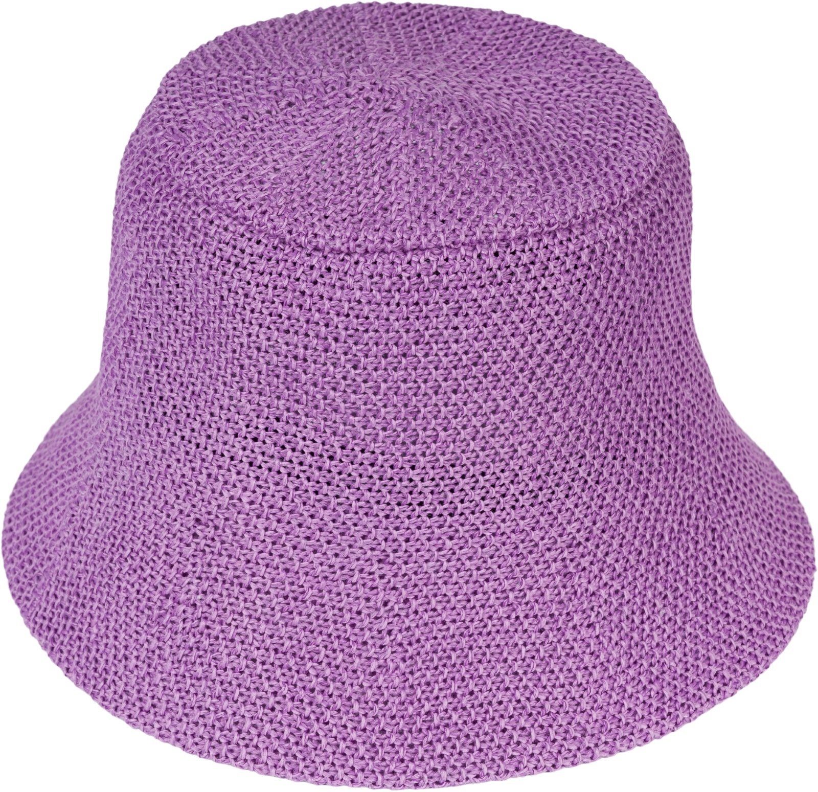 styleBREAKER Fischerhut Fischerhut aus Papierstroh - Knautschhut (1-St)