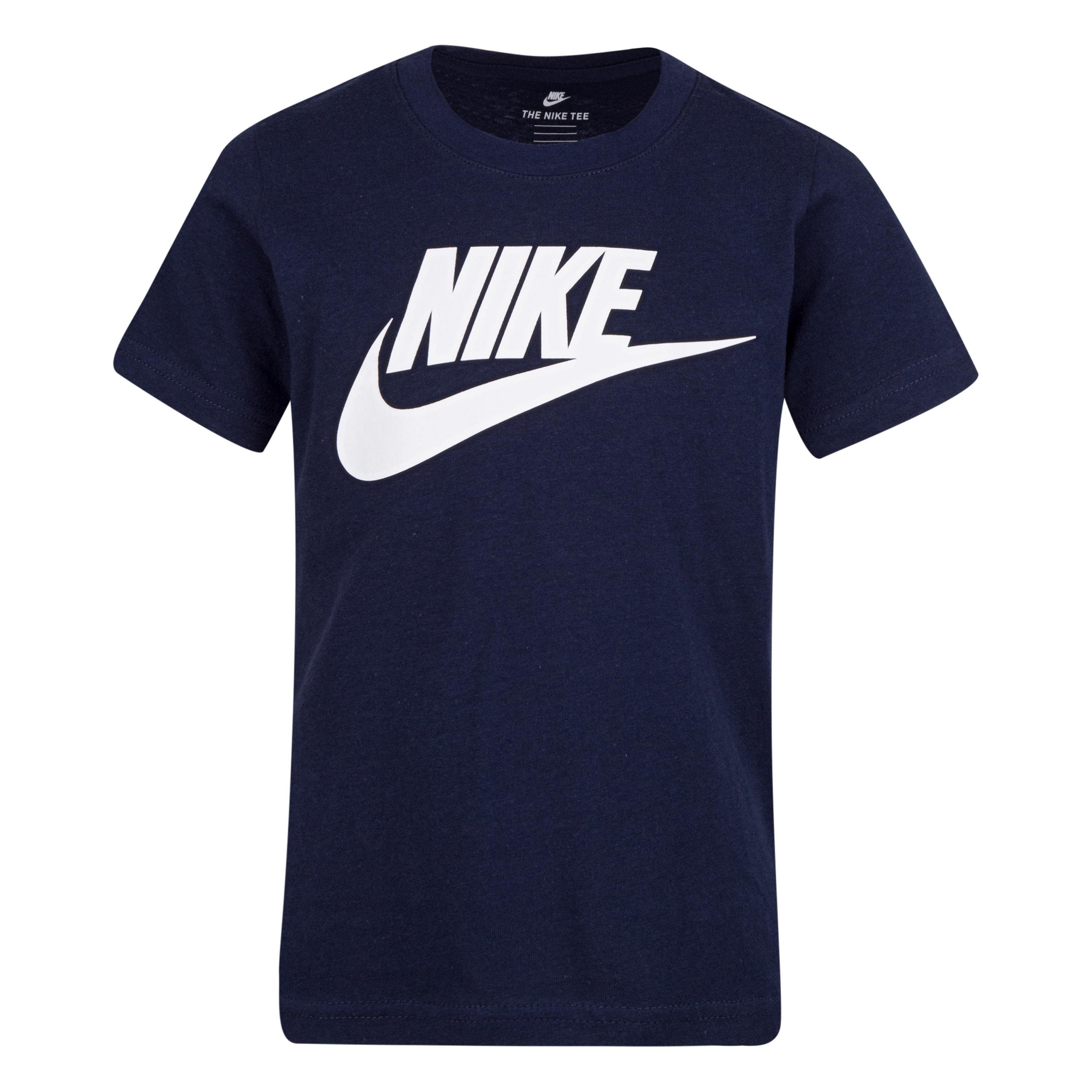 Short Kinder für T-Shirt NIKE Sleeve marine-weiß FUTURA TEE Sportswear - NKB Nike