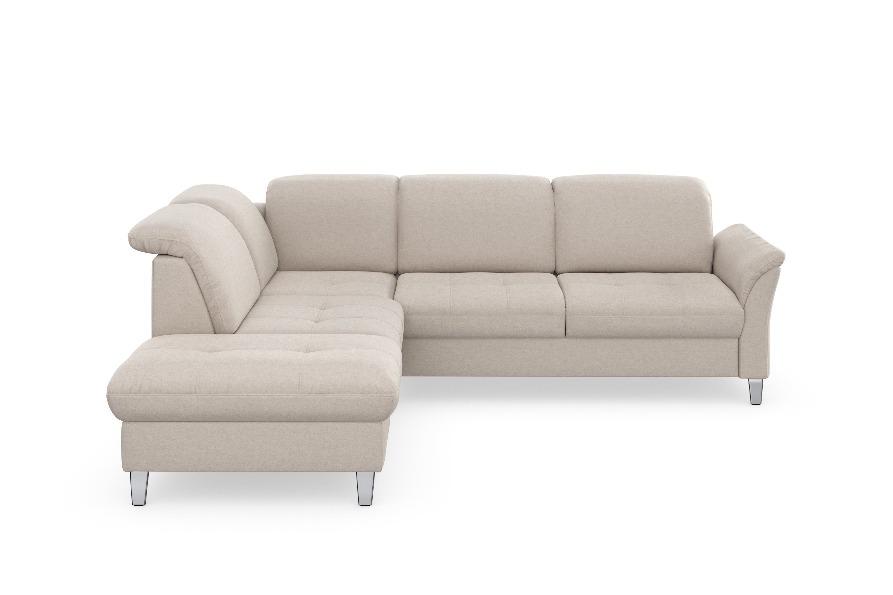 sit&more Ecksofa "Maggiore L-Form" wahlweise mit Kopfteilverstellung, Bettf günstig online kaufen