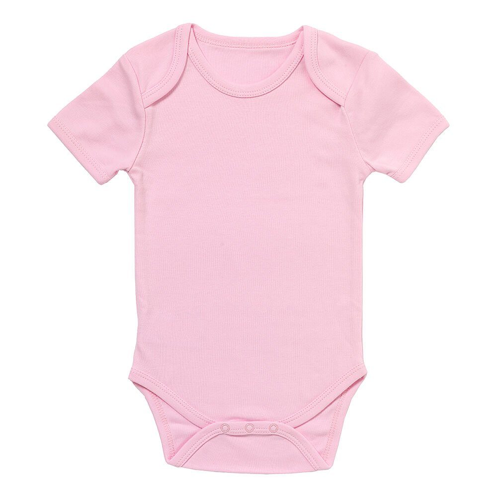 Baby-Bodys kurzarm Schlummersack Kurzarmbody 5er-Pack Rosa OEKO-TEX zertifiziert